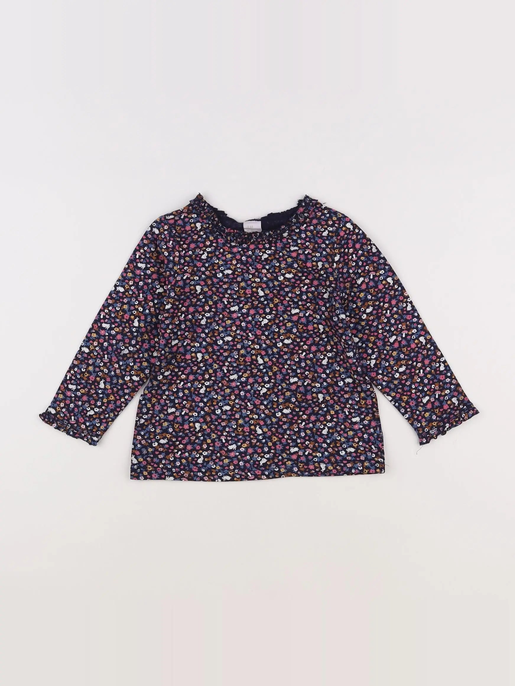 H&M - tee-shirt bleu - 18 mois à 2 ans