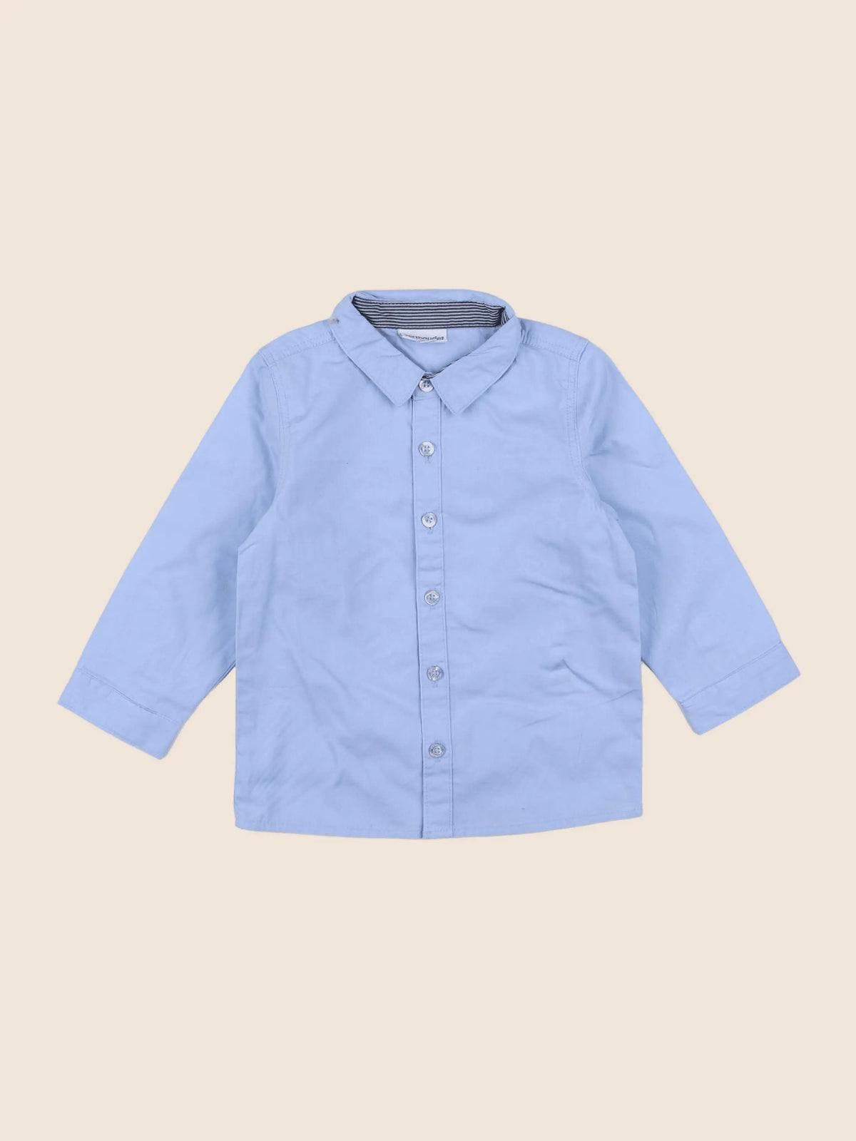 Vertbaudet - chemise bleu - 18 mois