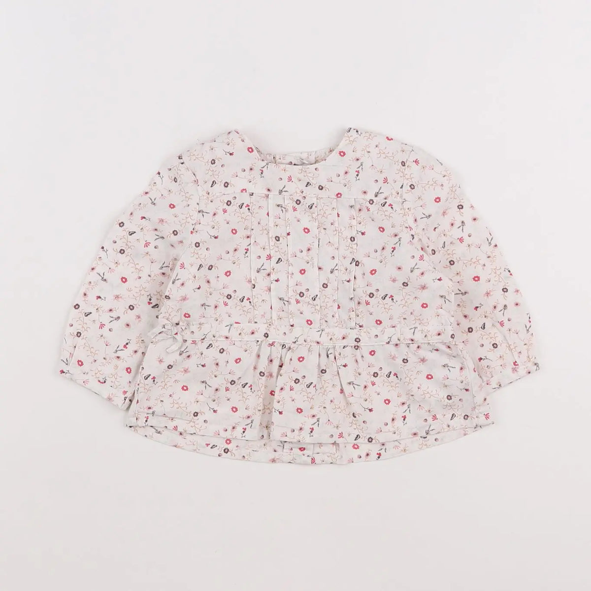Vertbaudet - blouse rose - 9 mois