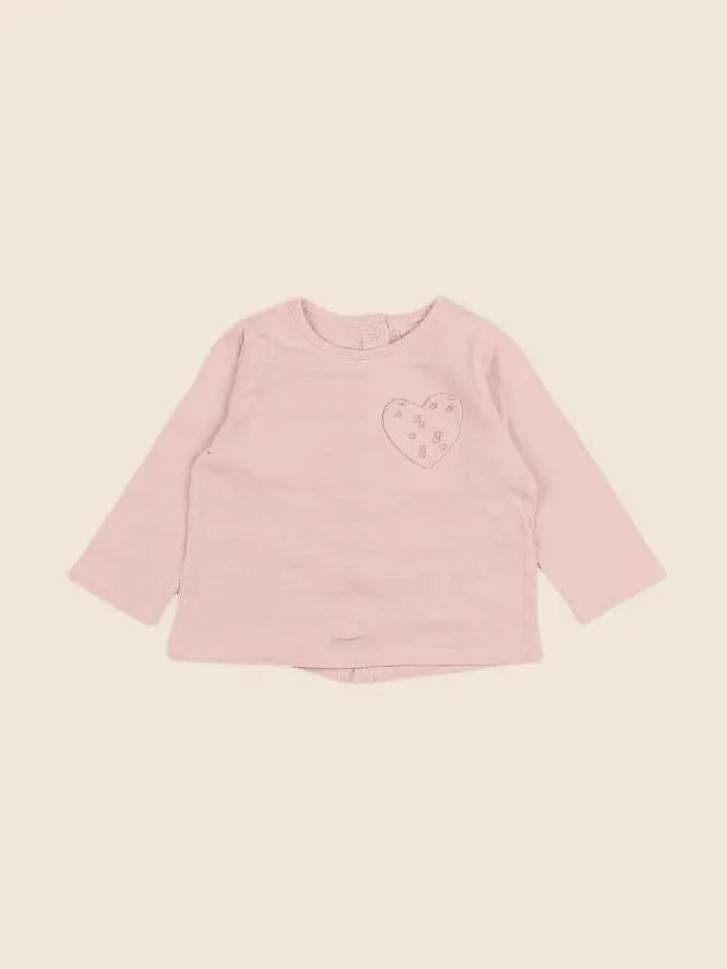 Vertbaudet - tee-shirt rose - 9 mois