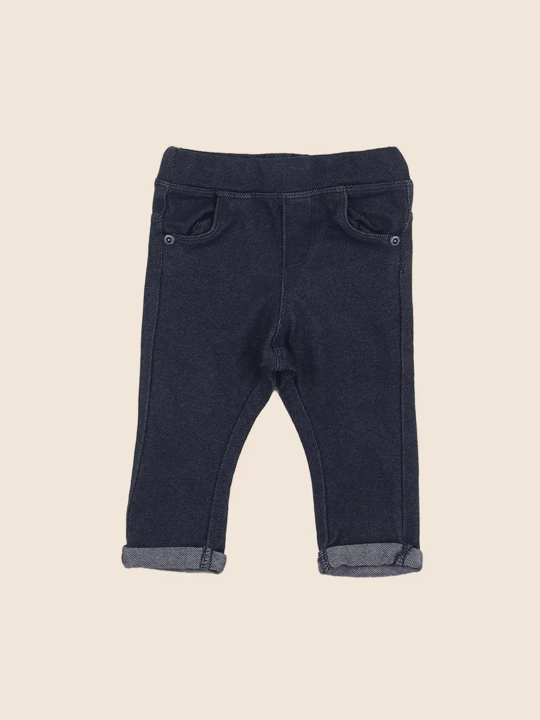 Vertbaudet - jegging bleu - 6 mois