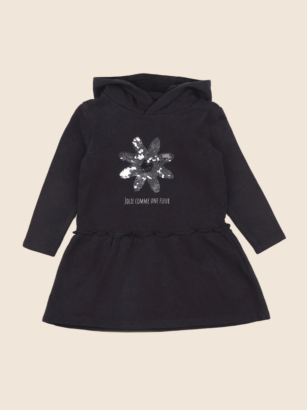 Vertbaudet - robe gris - 2 ans