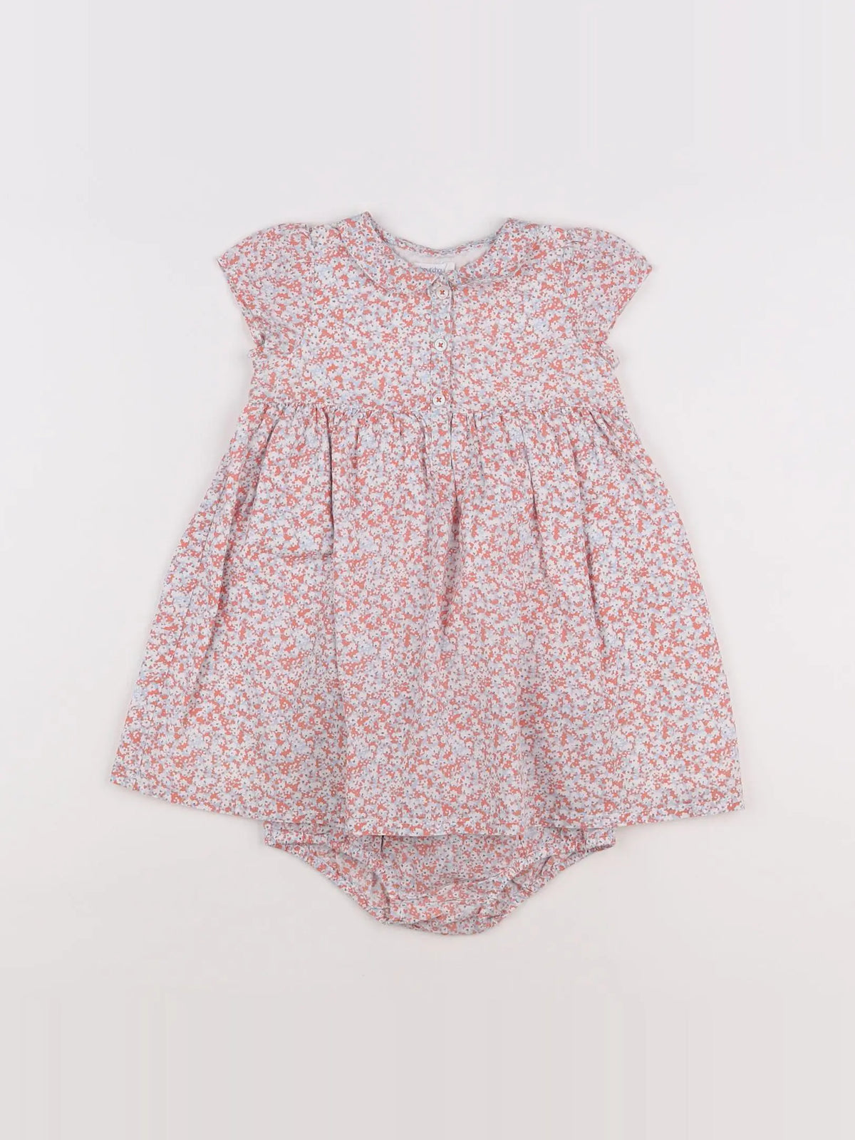 Boutchou - robe multicolore - 12 mois