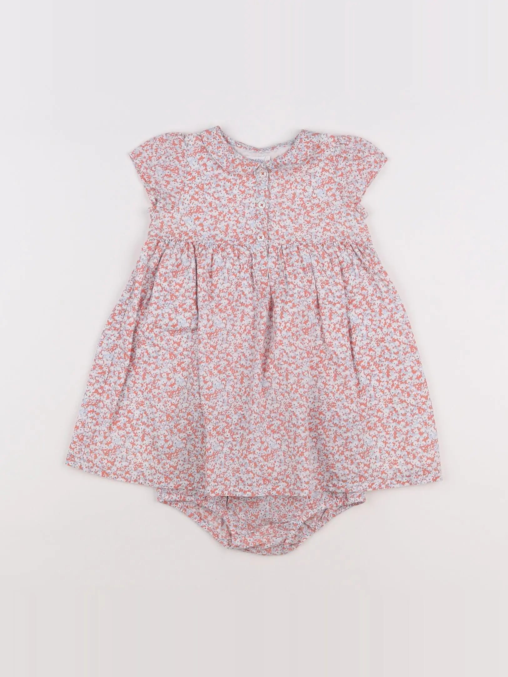 Boutchou - robe multicolore - 12 mois