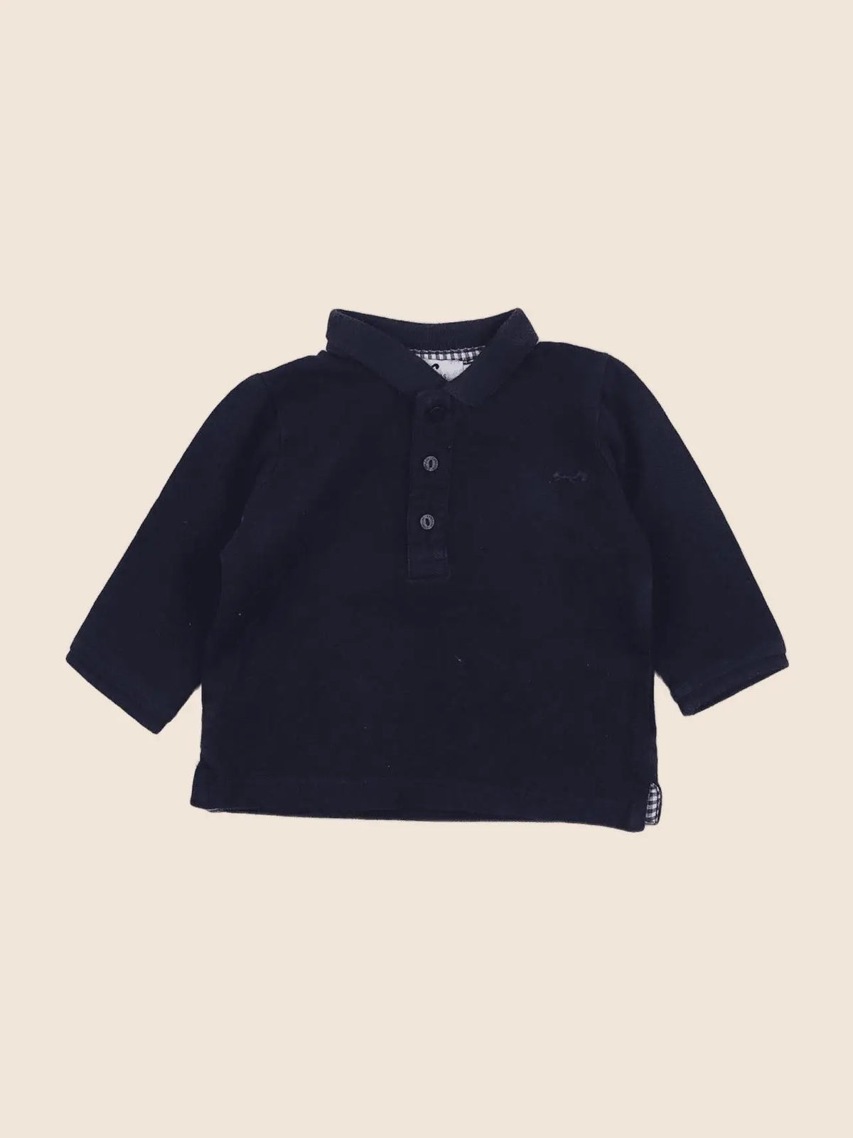 Cyrillus - polo bleu - 6 mois