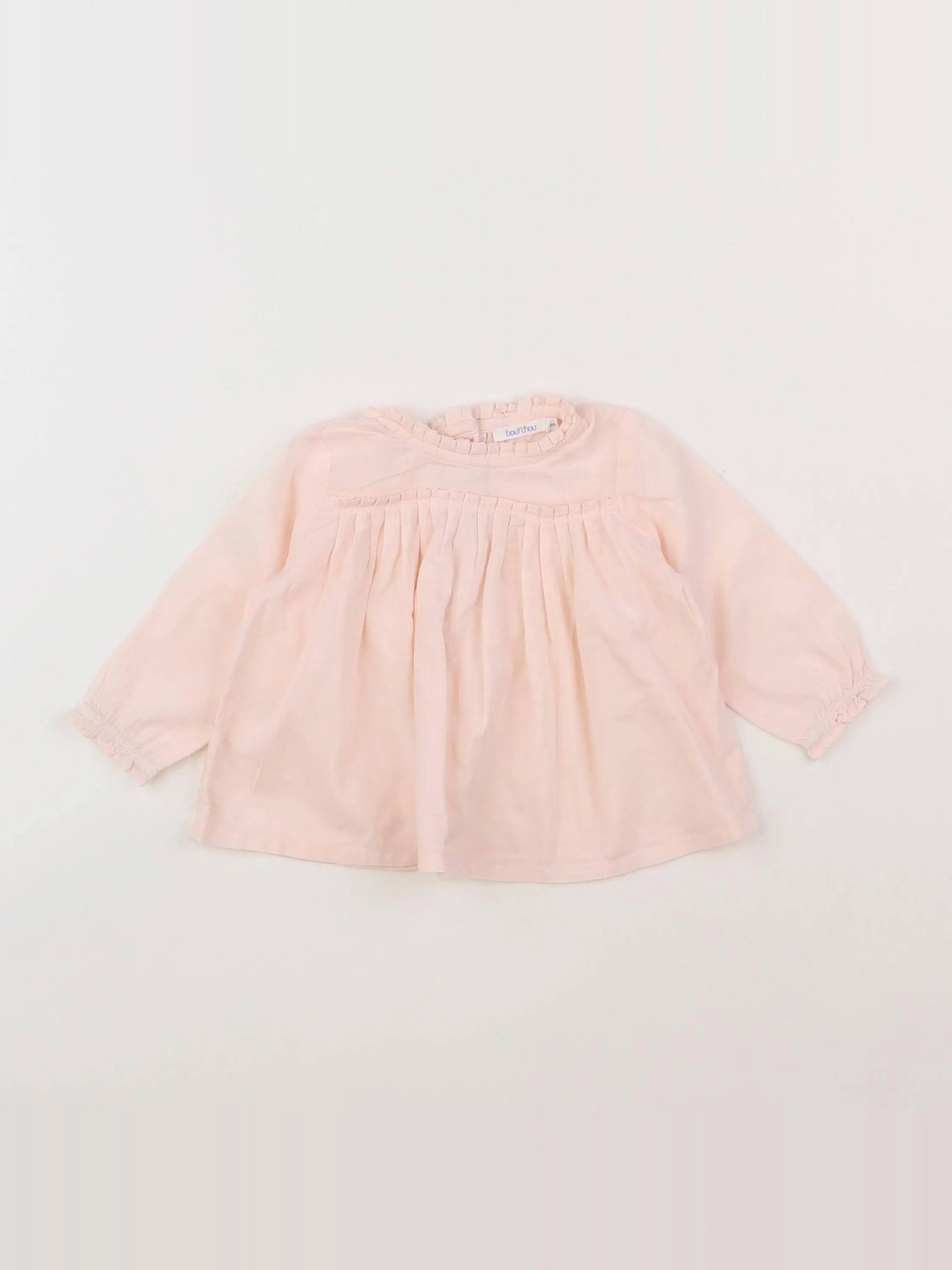 Boutchou - blouse rose - 6 mois