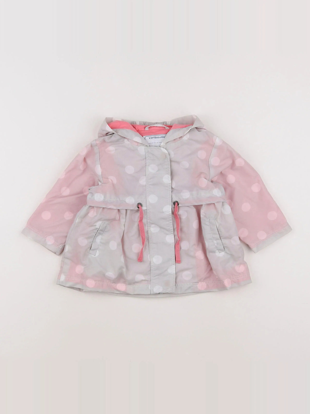 Vertbaudet - veste gris - 12 mois