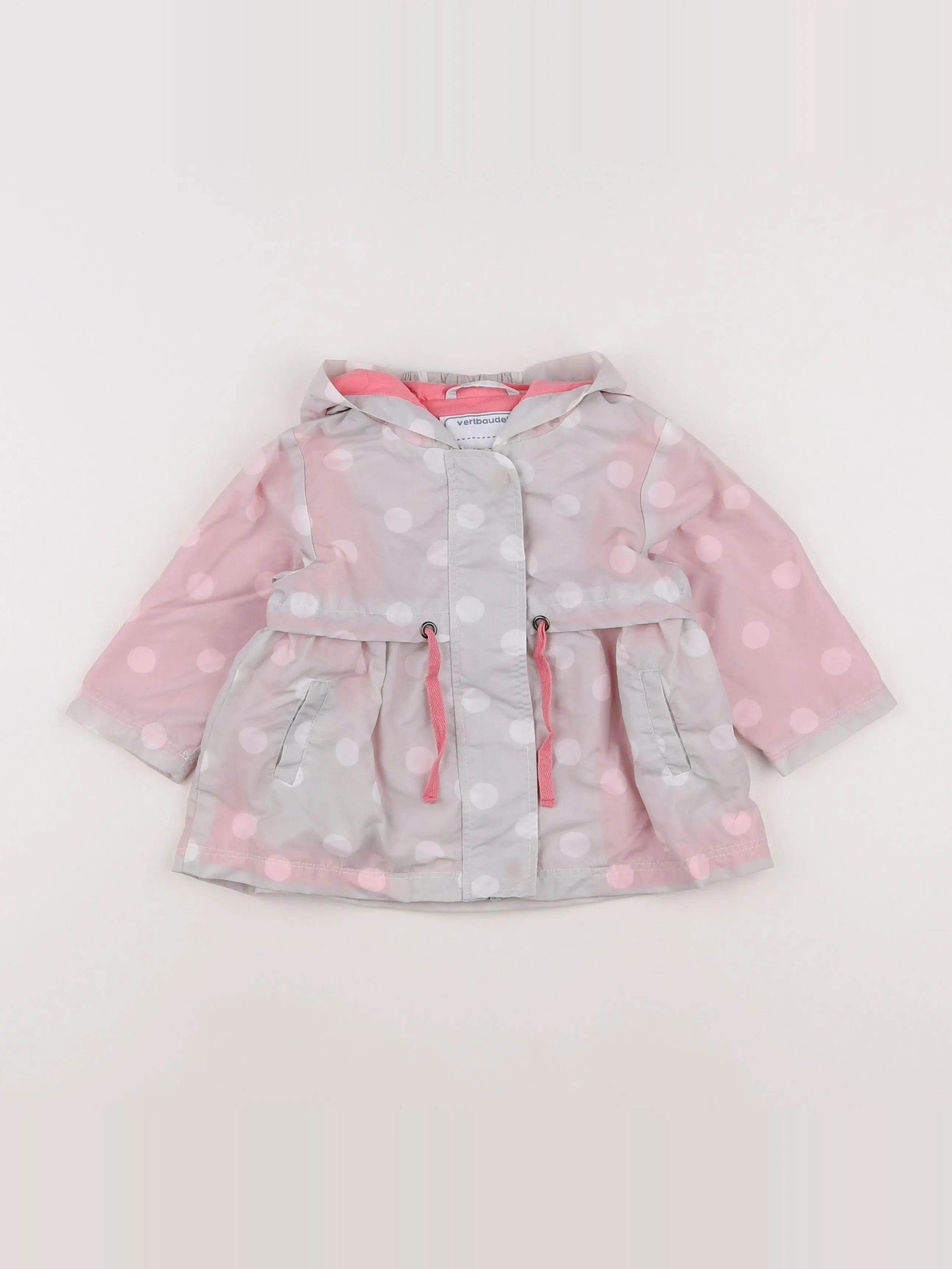 Vertbaudet - veste gris - 12 mois
