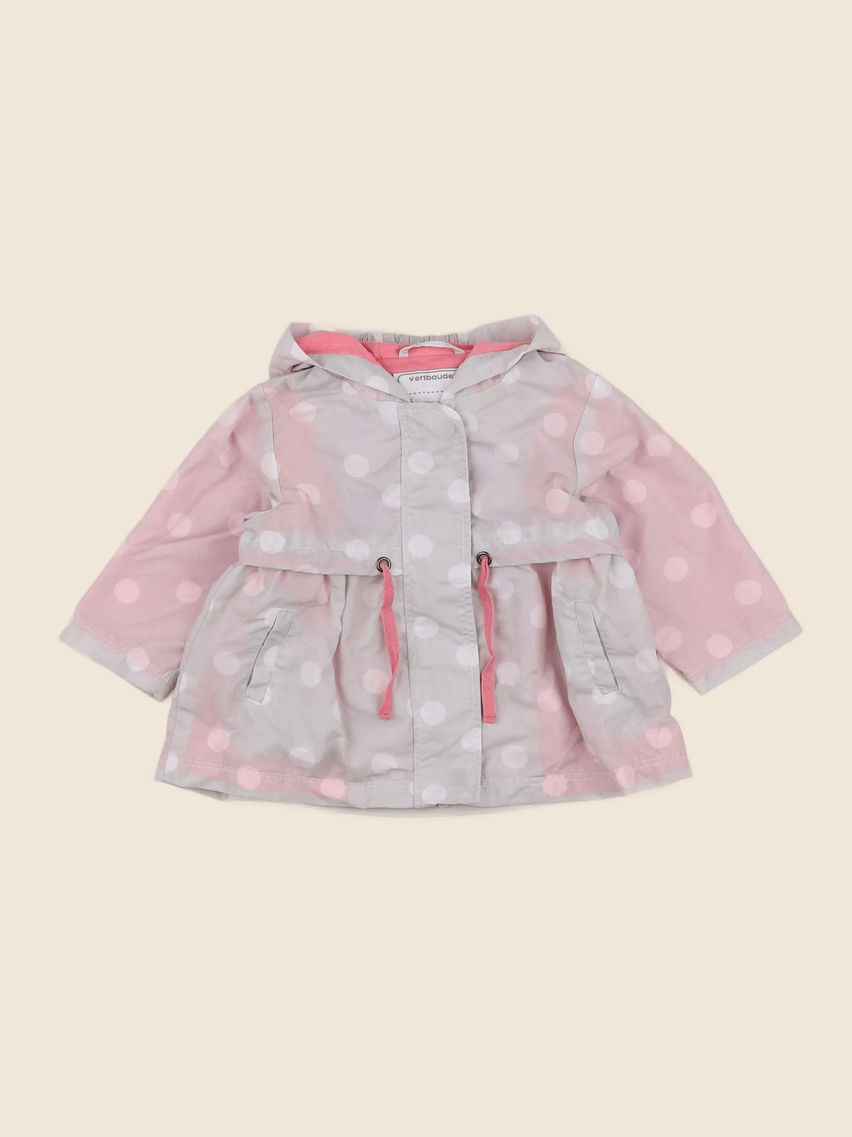 Vertbaudet - veste gris - 12 mois