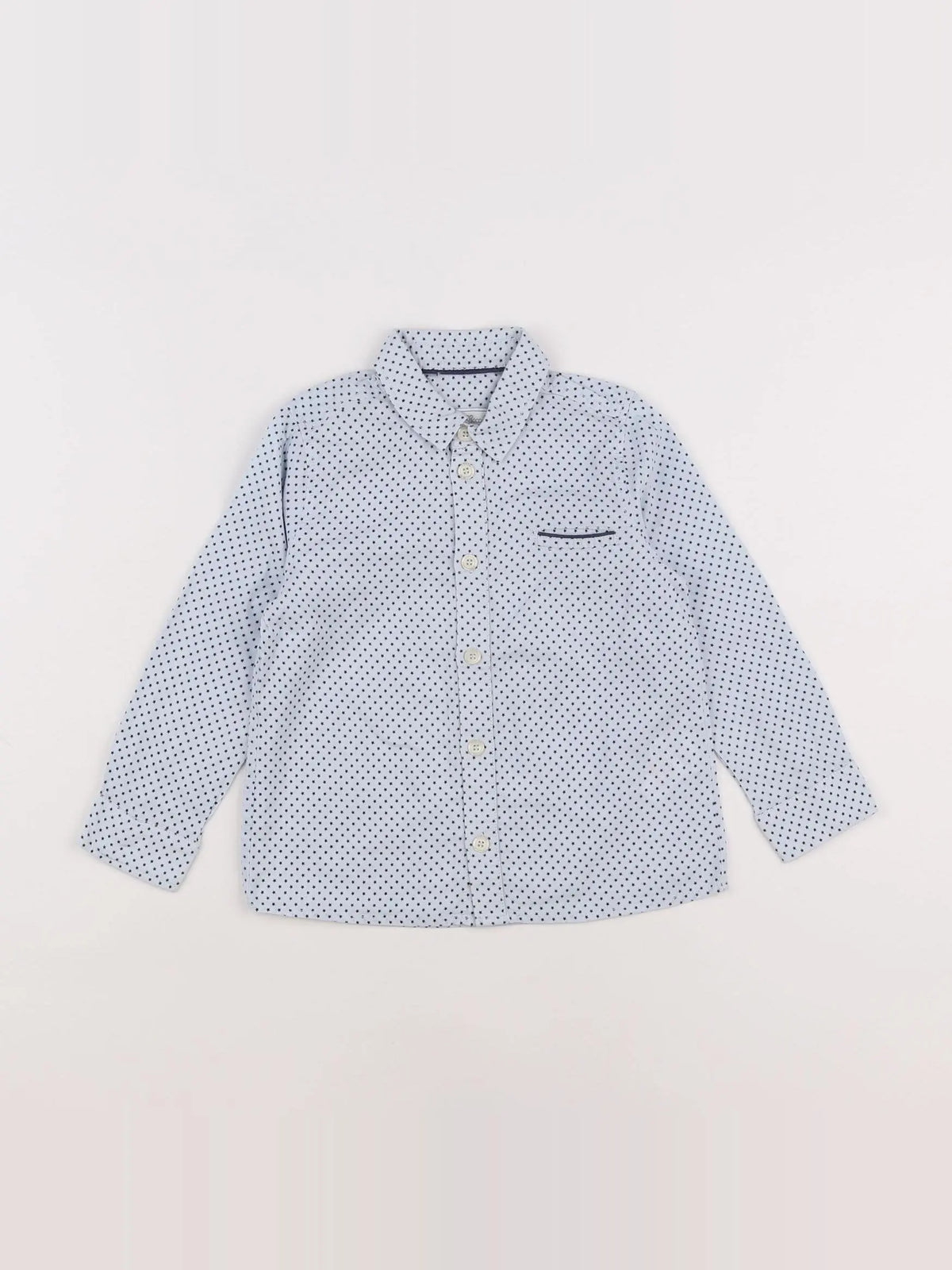 Tartine & Chocolat - chemise gris, noir - 3 ans