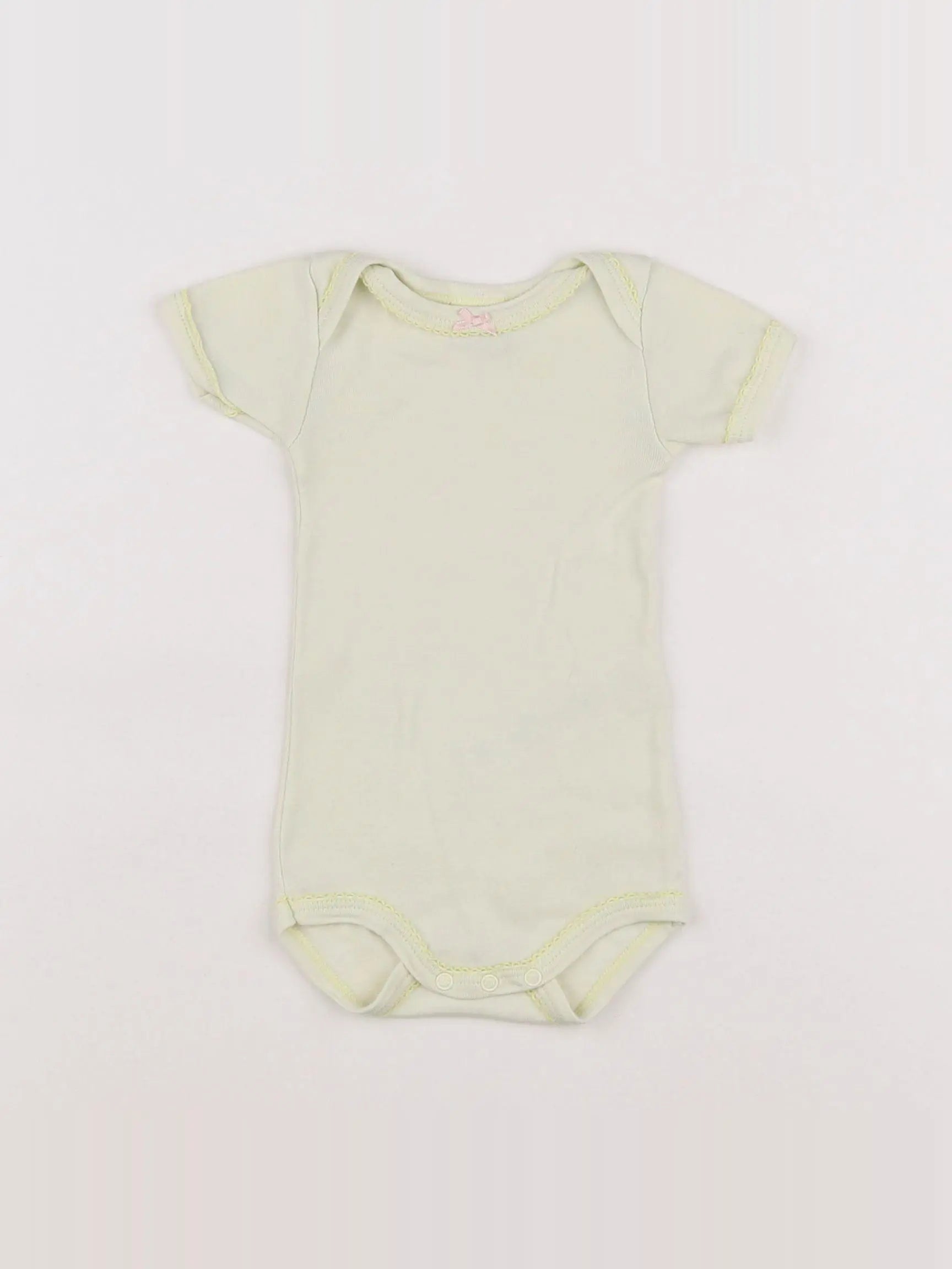 Petit Bateau - body jaune - 3 mois
