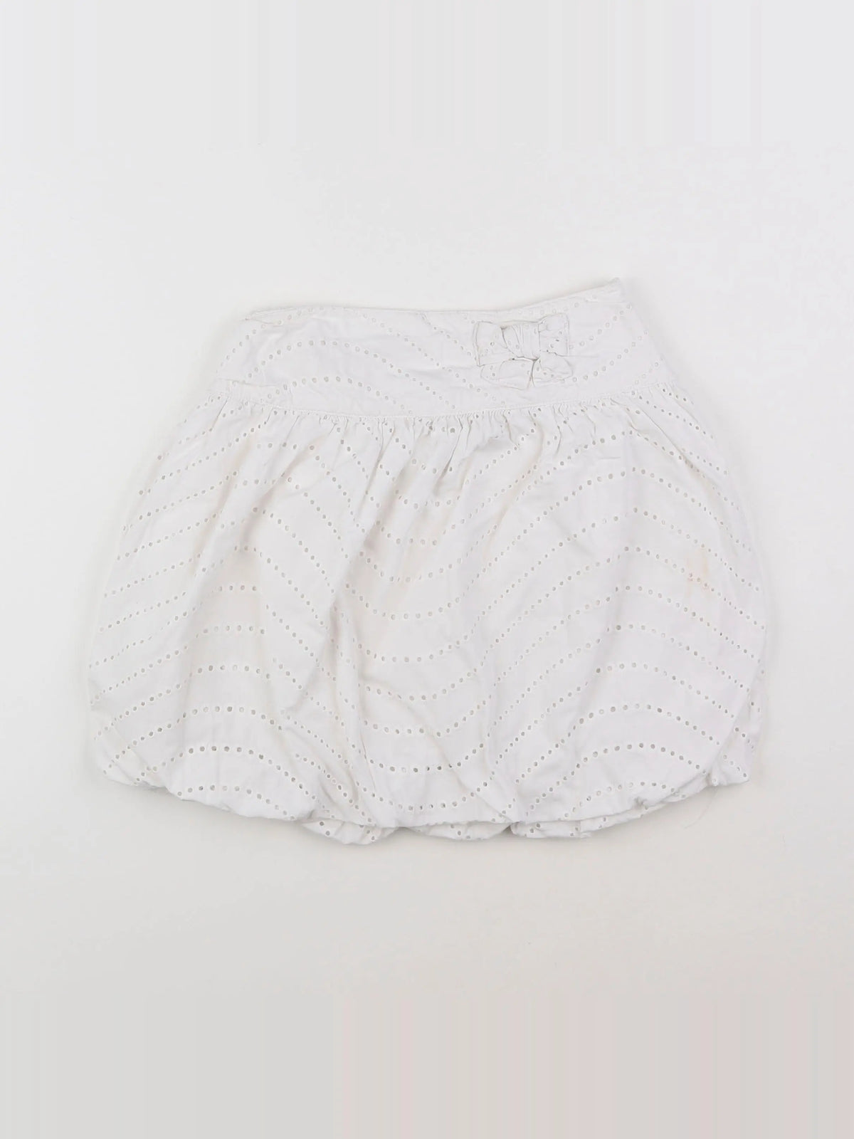 Vertbaudet - jupe blanc - 10 ans