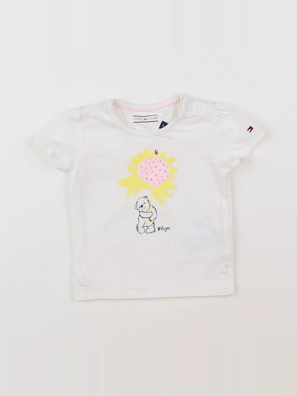 Tommy Hilfiger - tee-shirt multicolore - 3/6 mois
