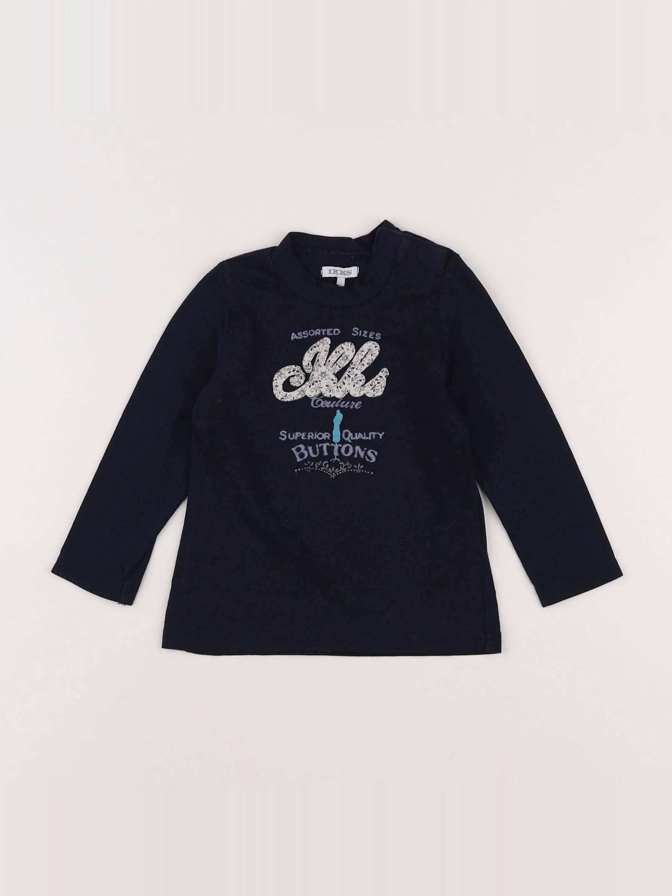 IKKS - tee-shirt bleu - 18 mois
