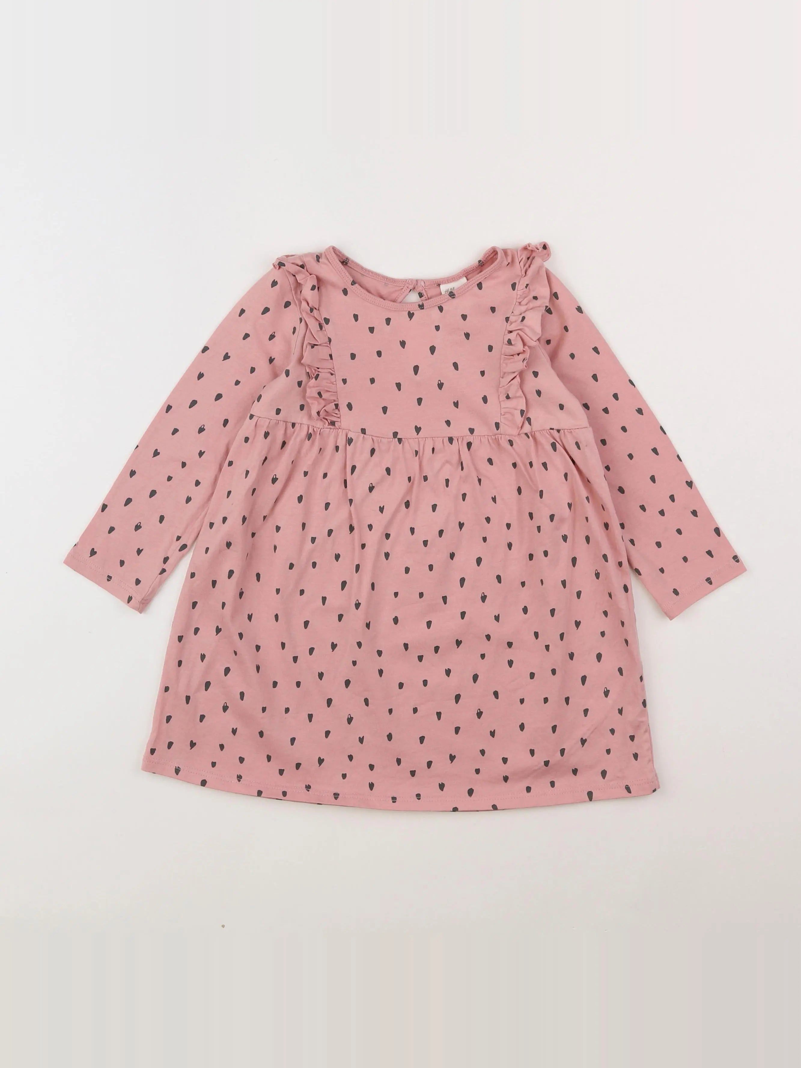 H&M - robe rose - 18 mois à 2 ans