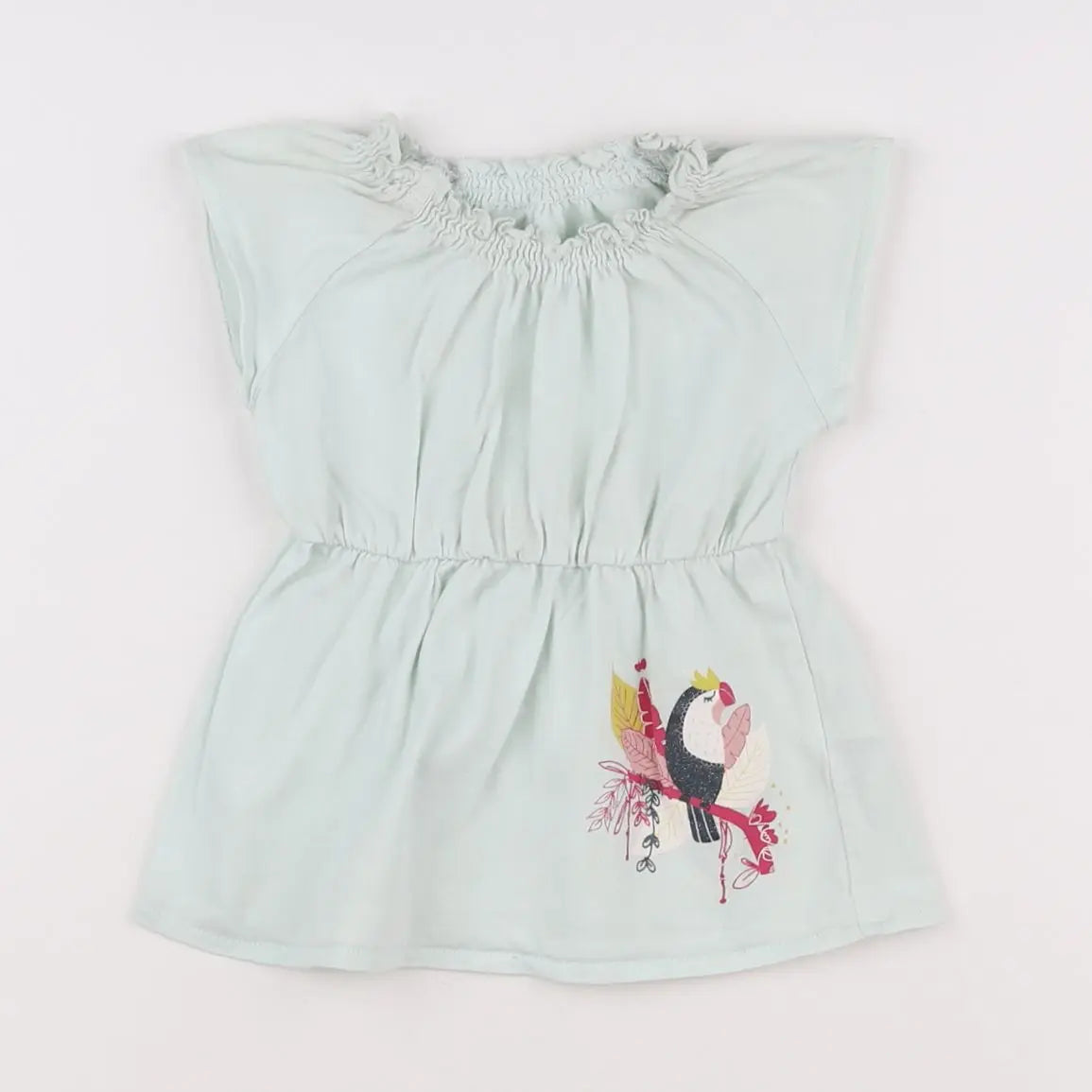 Vertbaudet - robe bleu - 9 mois
