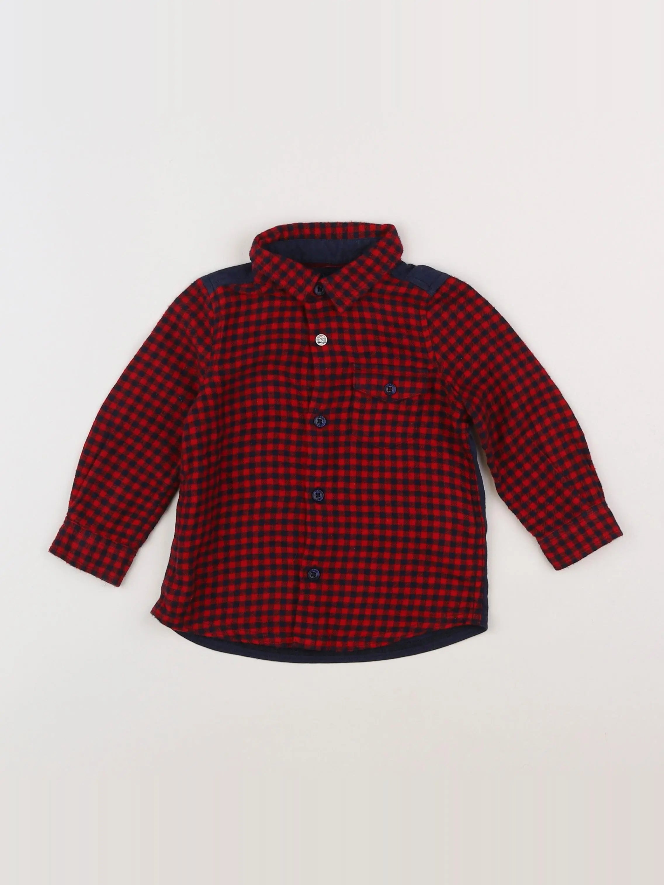 IKKS - chemise rouge - 12 mois