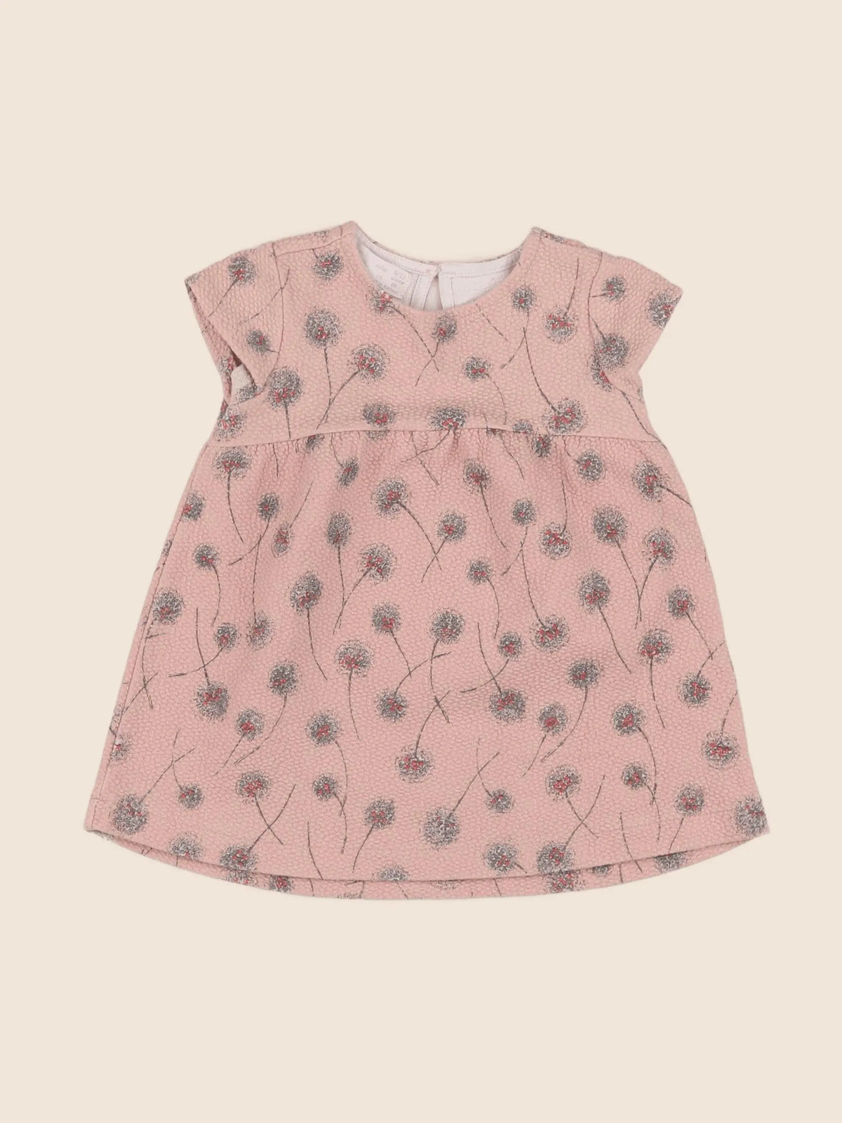 Zara - robe rose - 9/12 mois