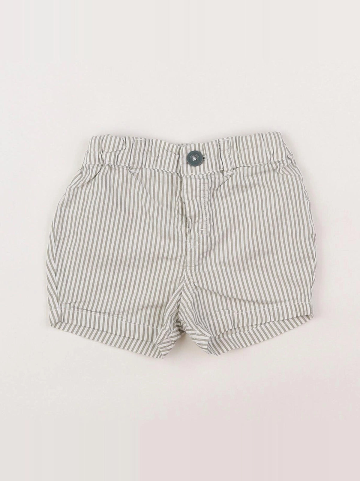 Petit Bateau - short blanc, beige - 6 mois