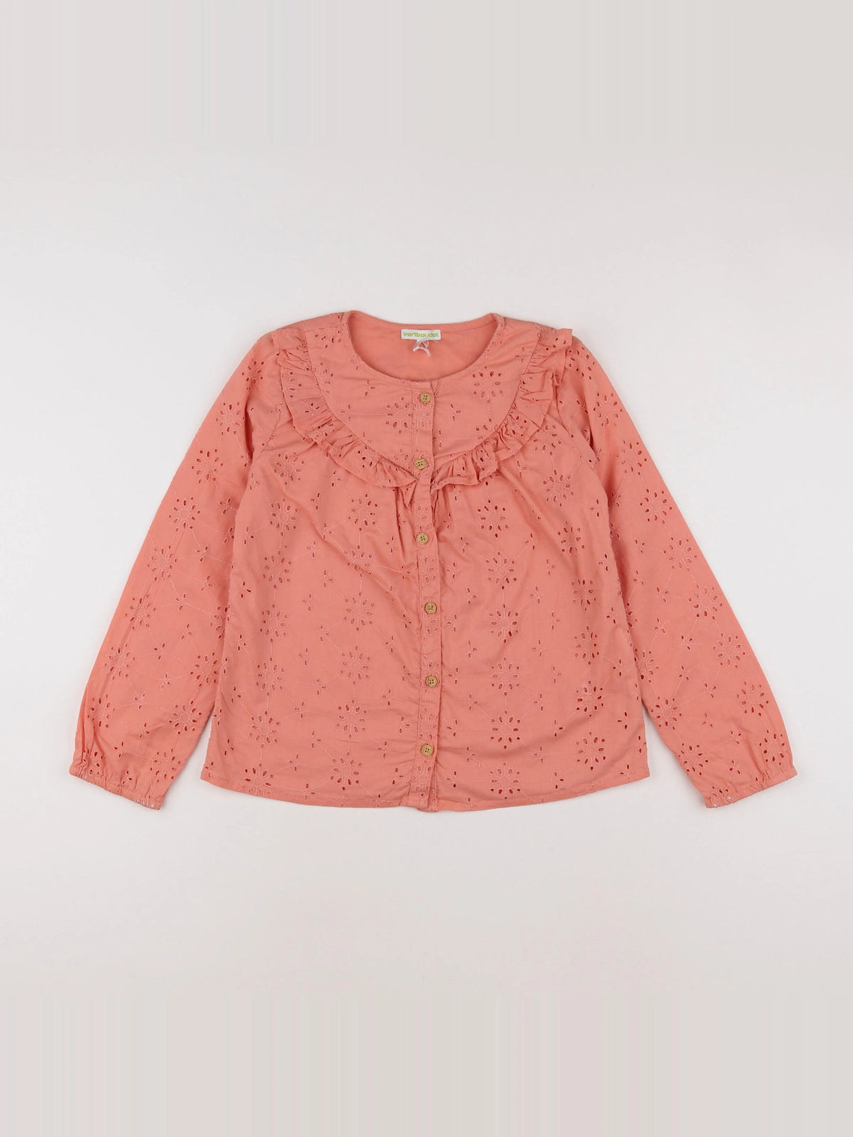 Vertbaudet - blouse orange - 9 ans