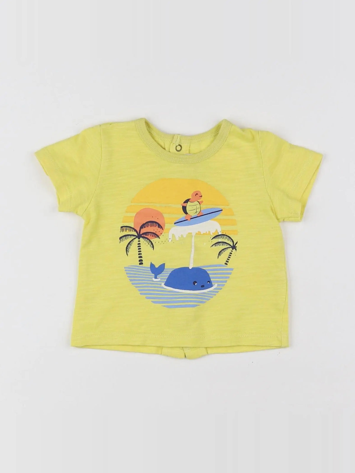 Catimini - tee-shirt jaune - 3 mois