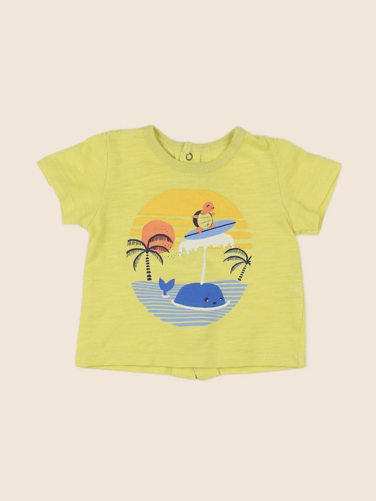 Catimini - tee-shirt jaune - 3 mois