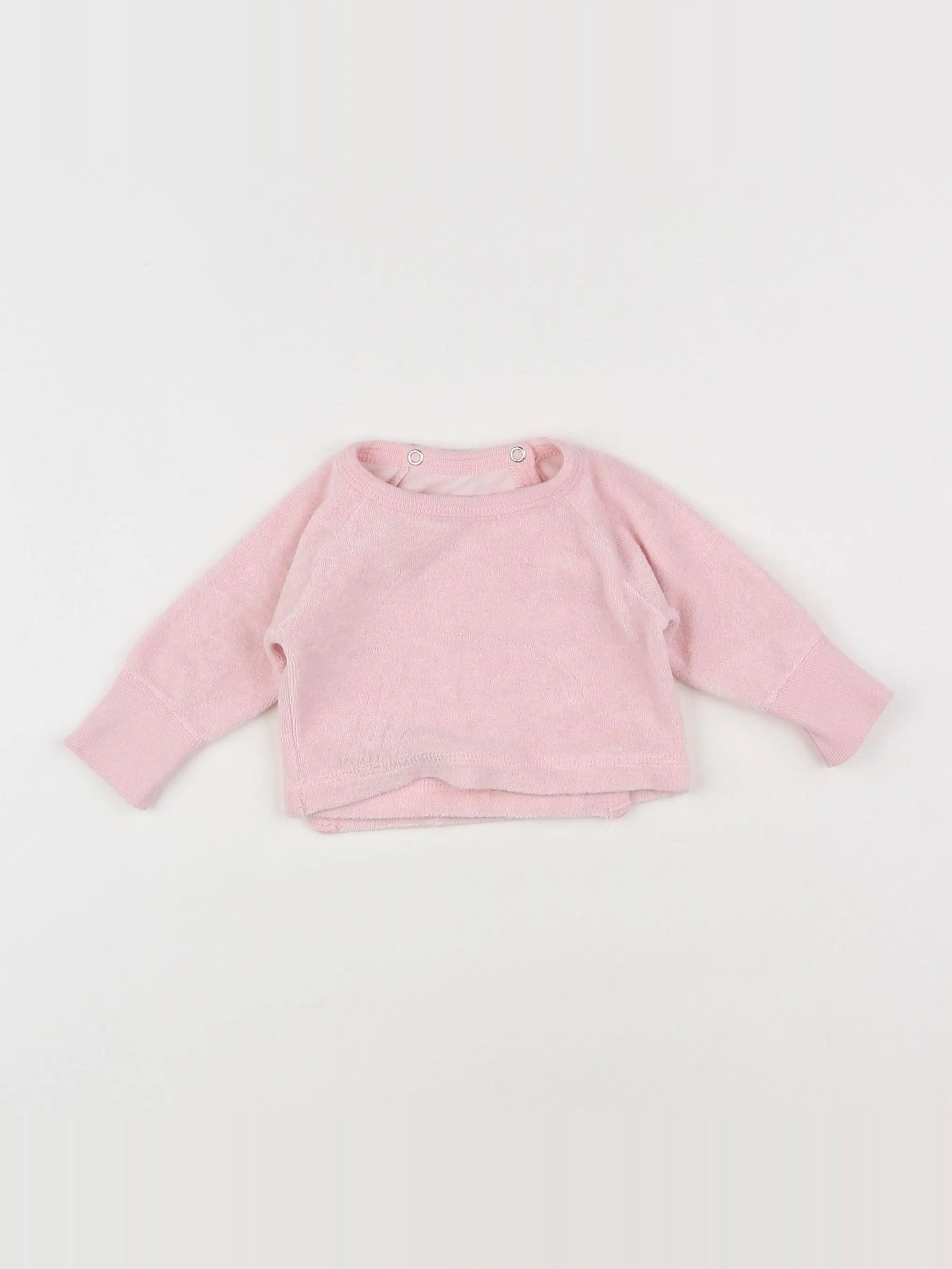 Petit Bateau - pull rose - 3 mois