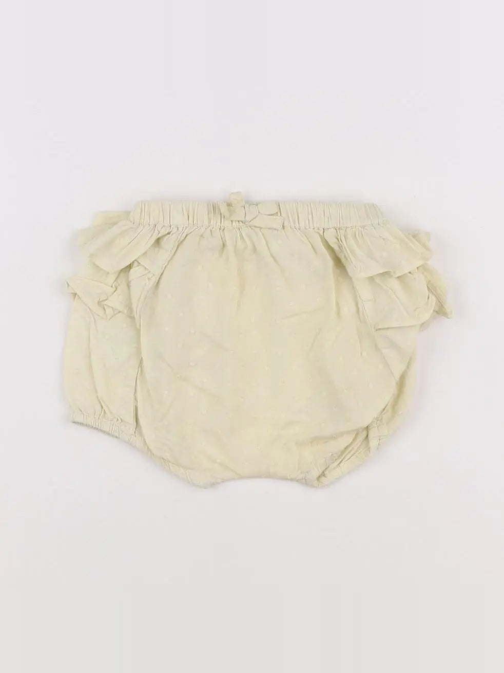 Boutchou - bloomer volants au dos jaune - 3 mois