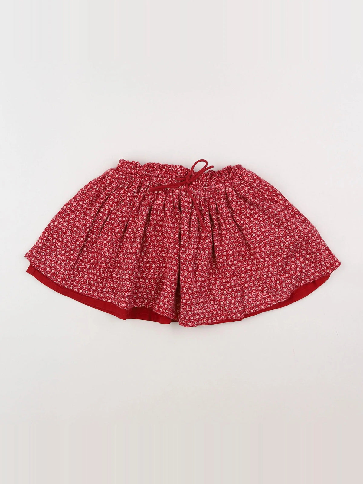 Monoprix - jupe rouge - 4 ans