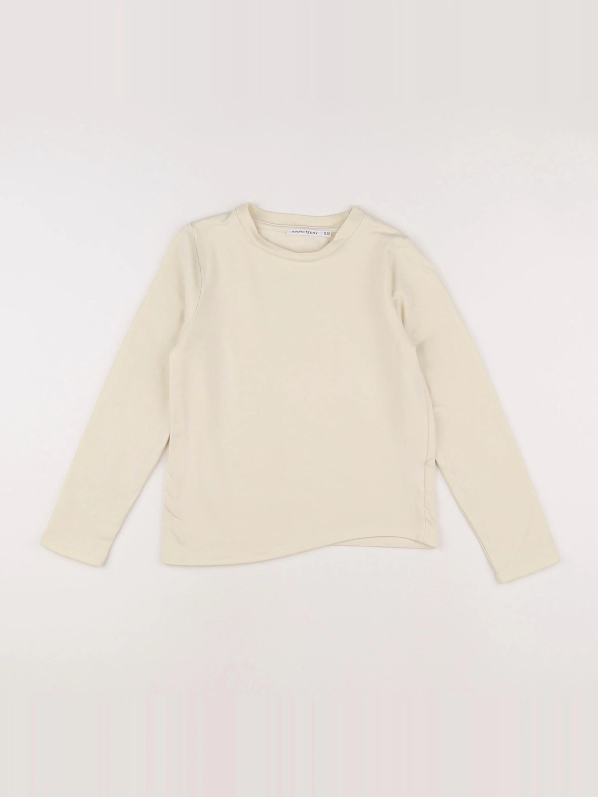 Monoprix - sweat jaune - 8/10 ans