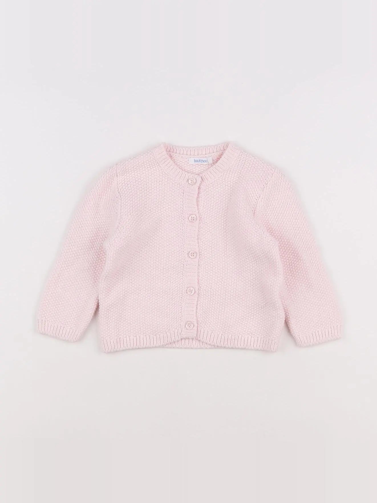 Boutchou - gilet rose - 6 mois