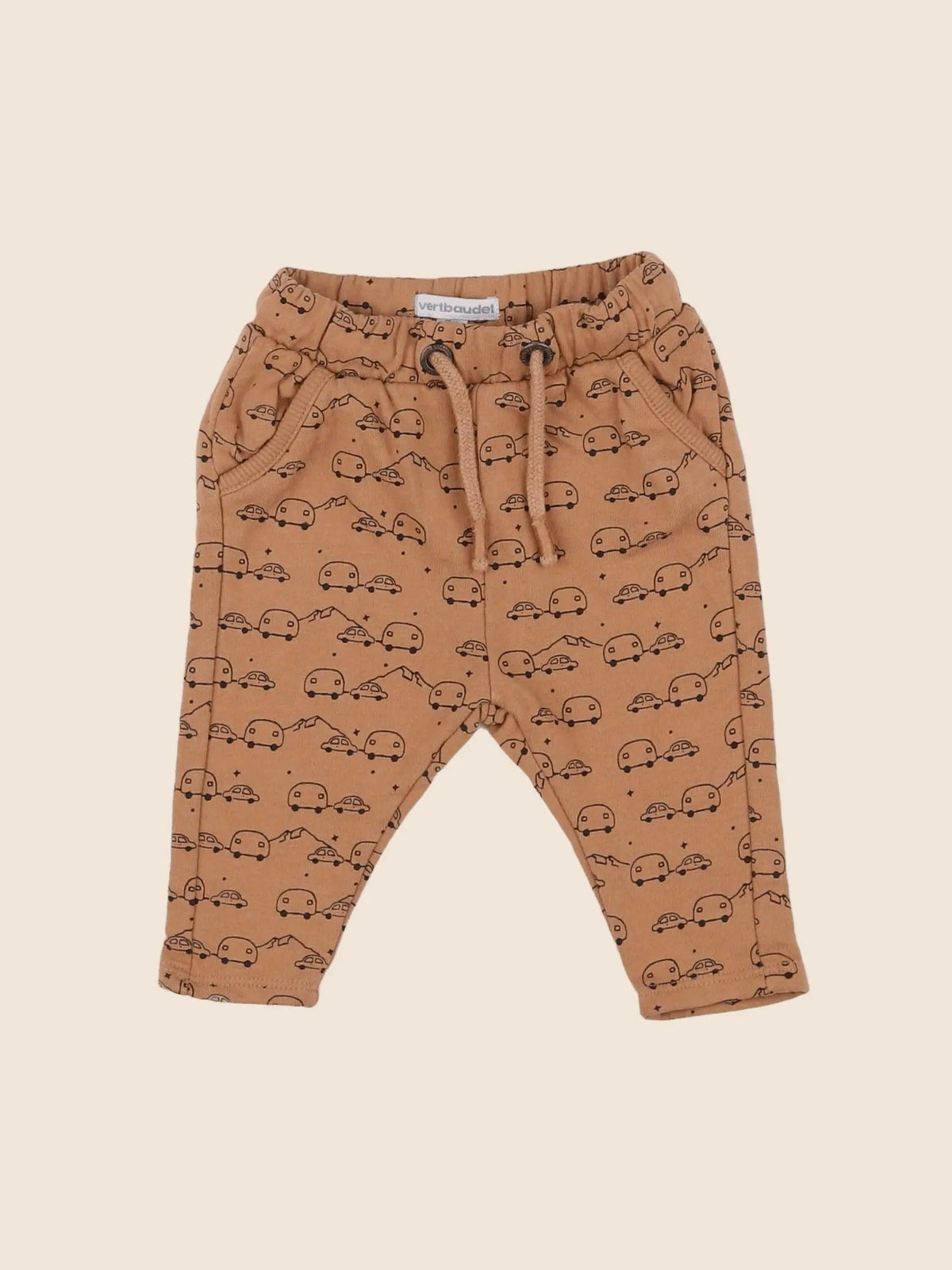 Vertbaudet - jogging marron - 6 mois