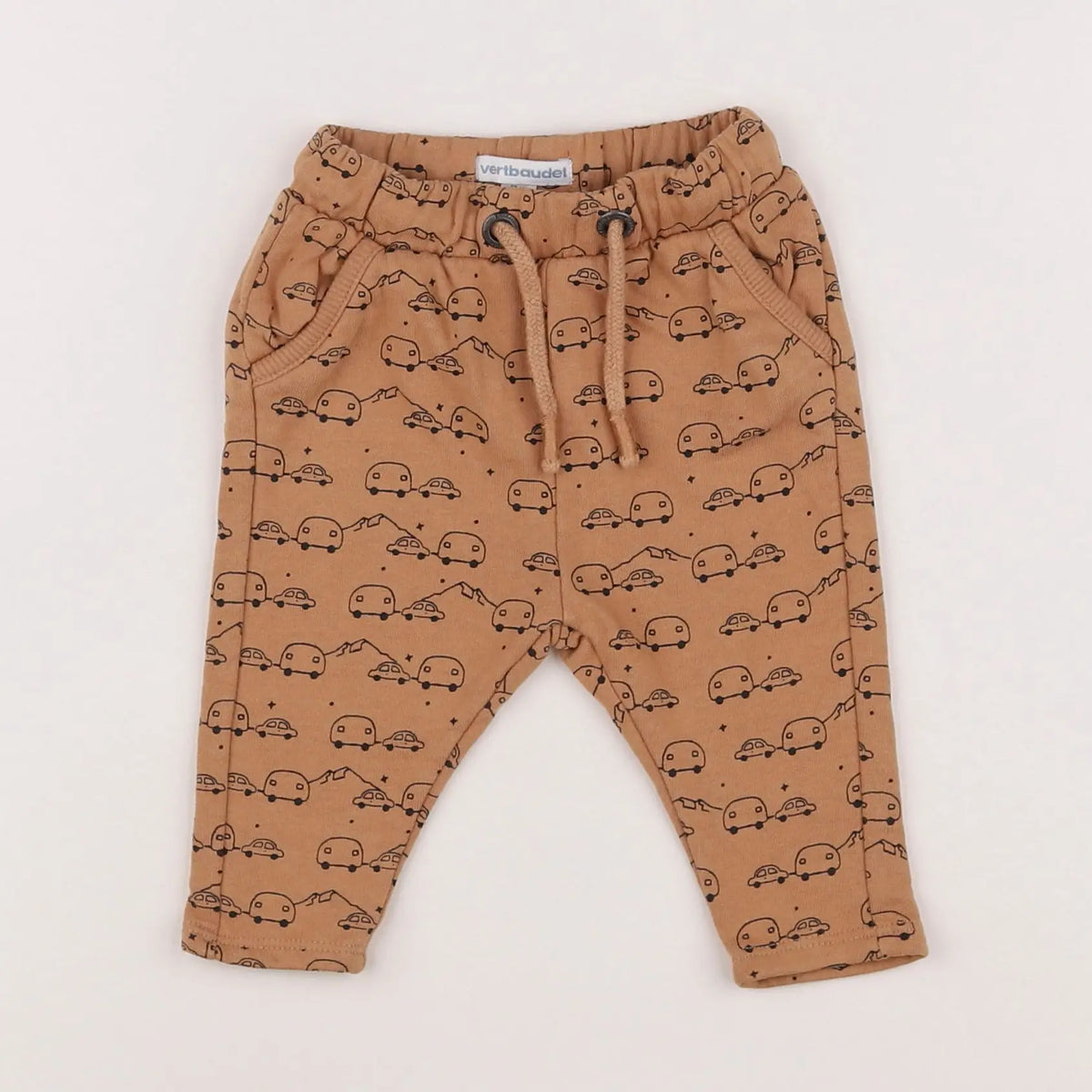 Vertbaudet - jogging marron - 6 mois