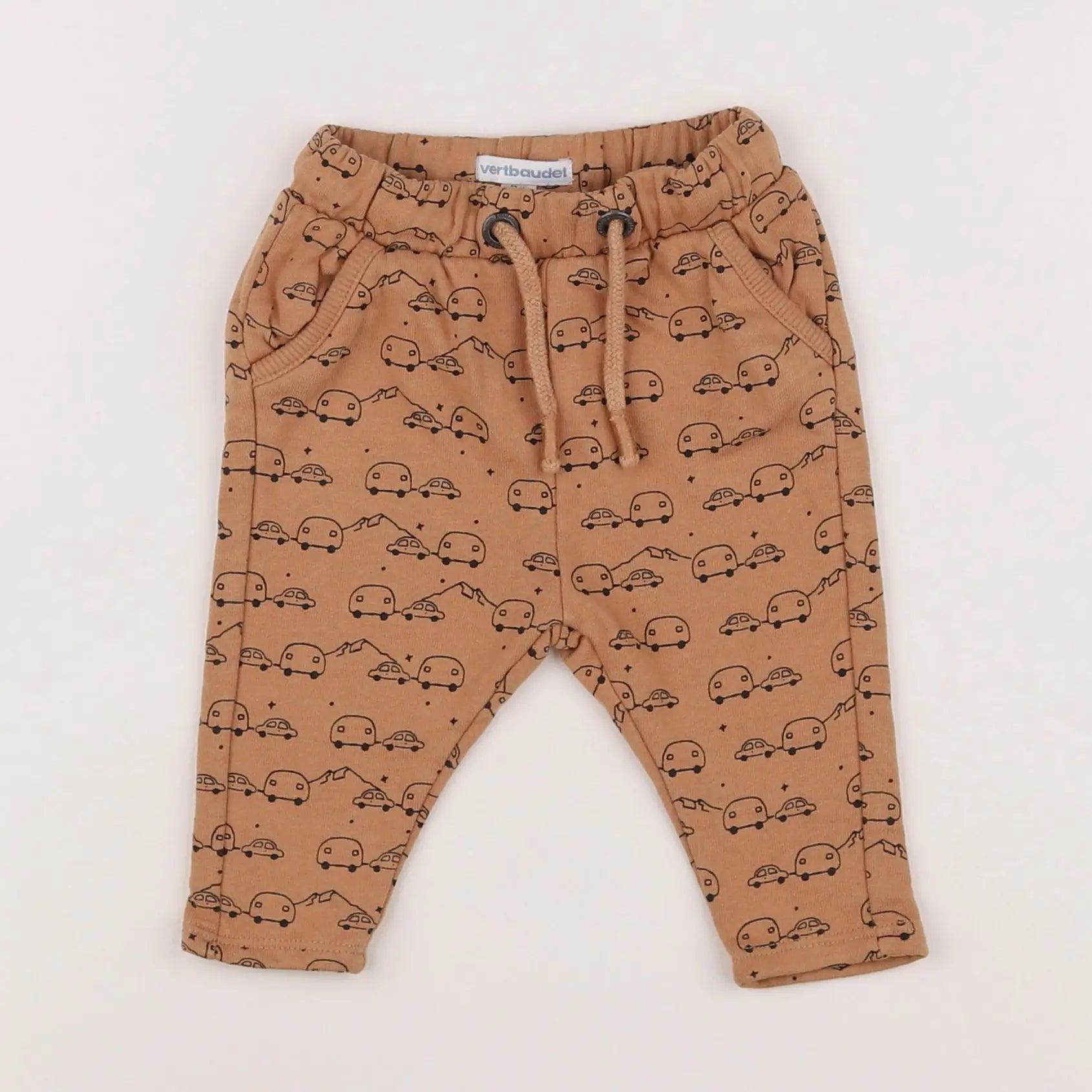 Vertbaudet - jogging marron - 6 mois