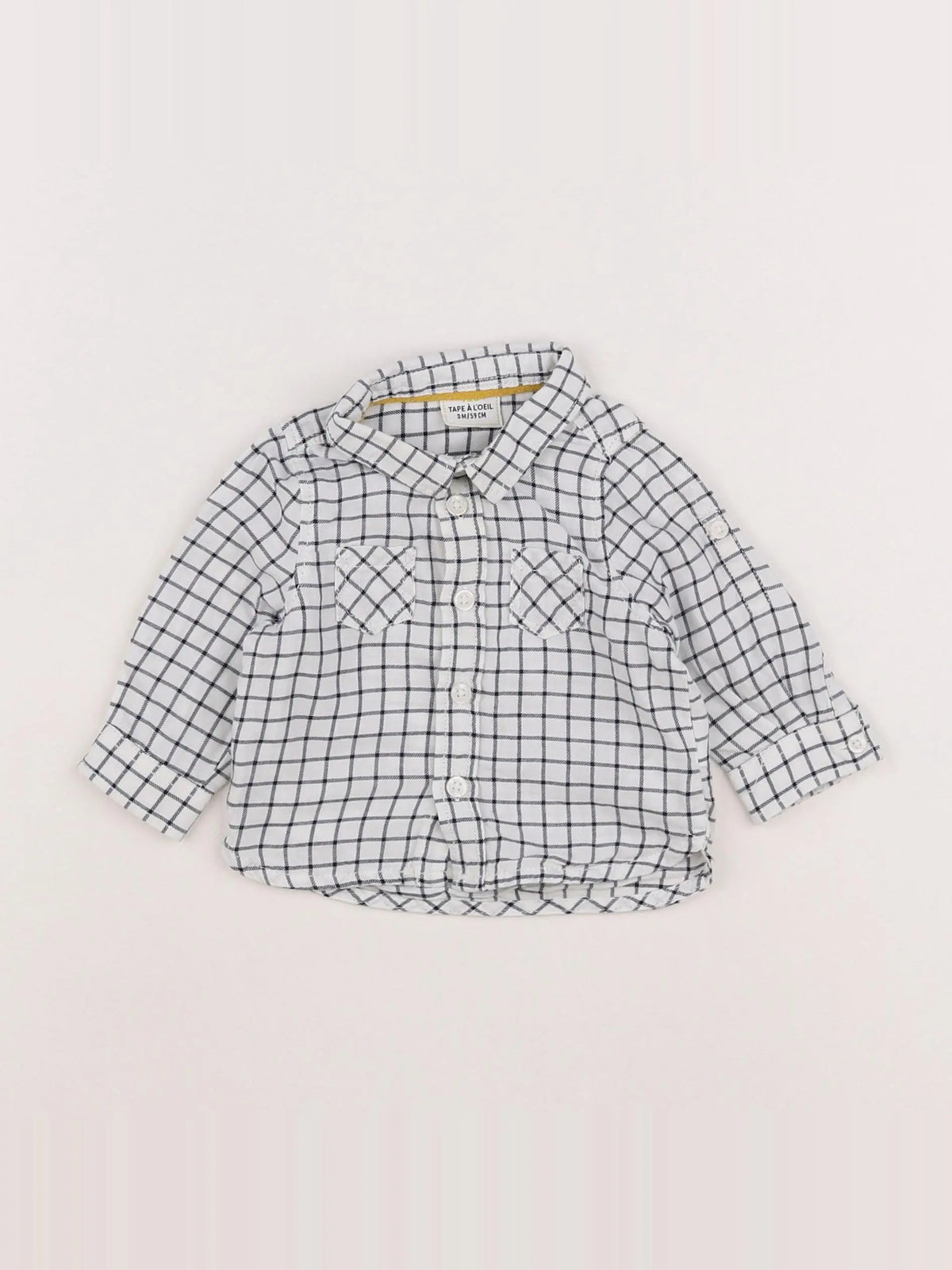 Tape à l'oeil - chemise blanc - 3 mois