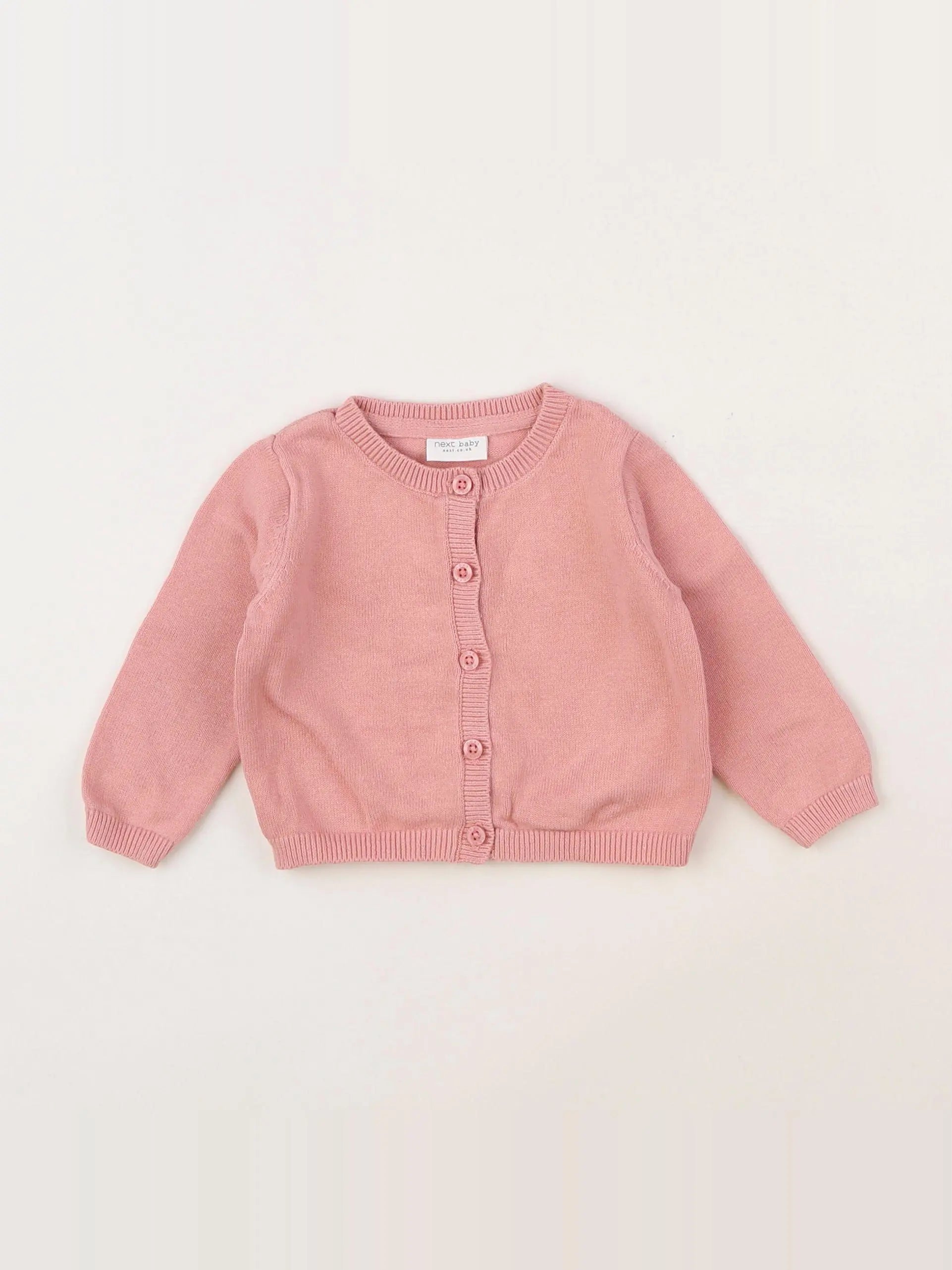 Next - gilet rose - 6 mois