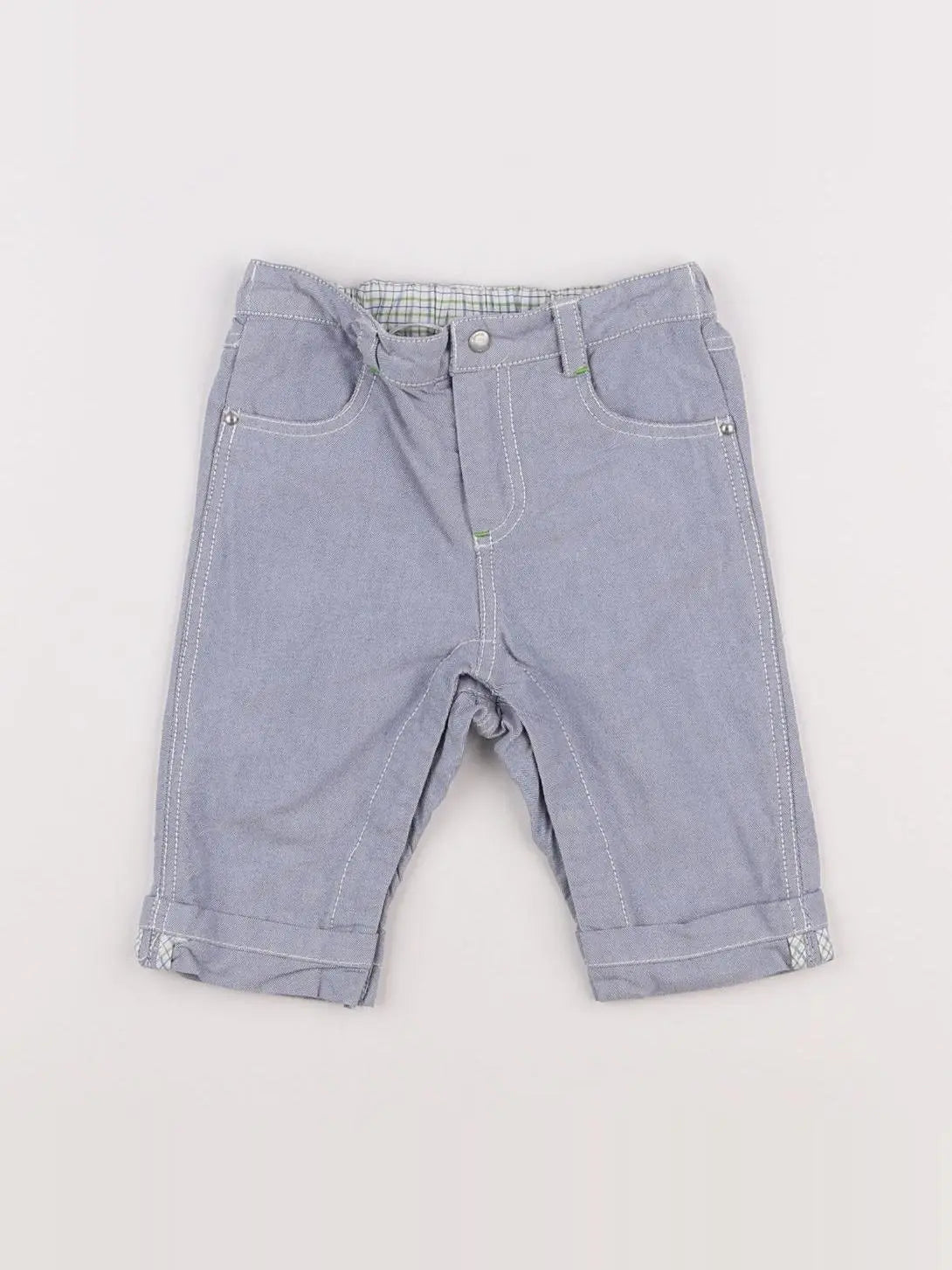 Jacadi - pantalon bleu - 6 mois