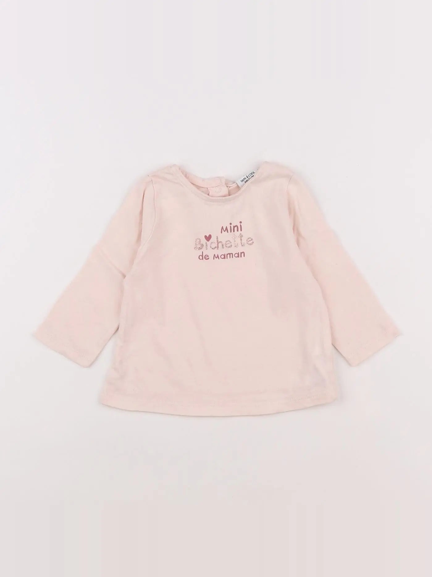Tape à l'oeil - tee-shirt rose - 9 mois
