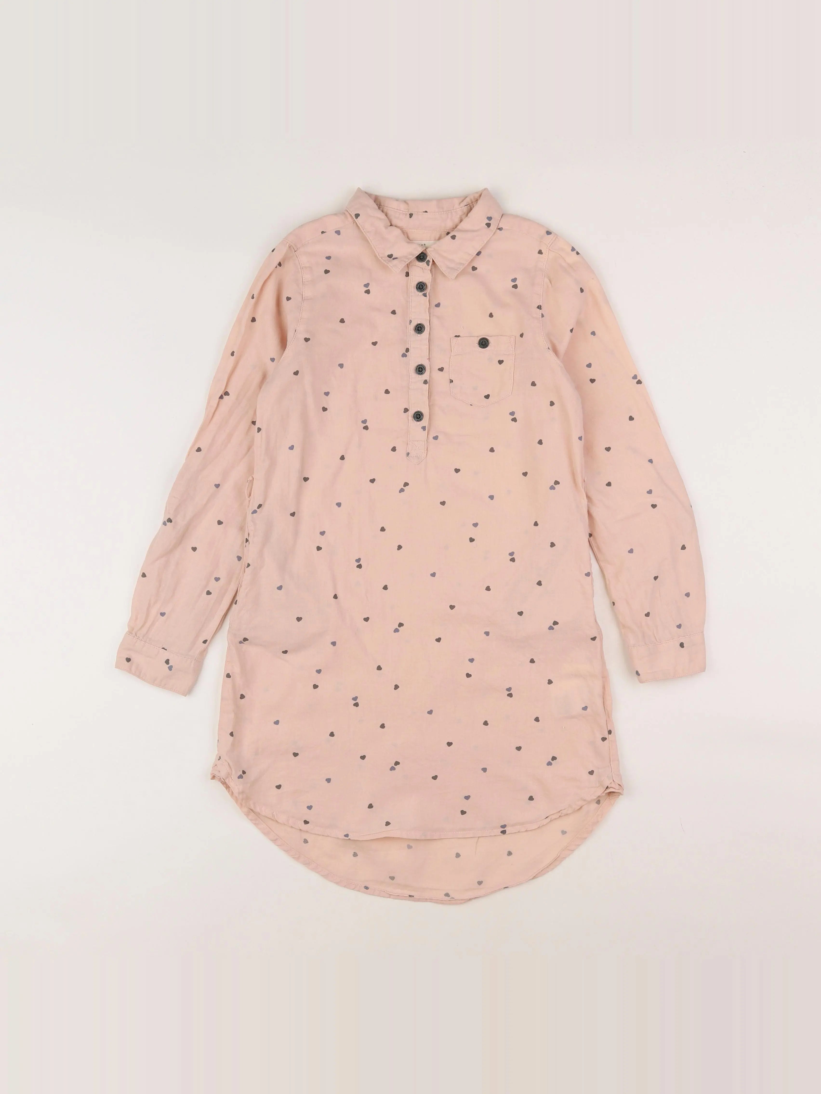 H&M - robe rose - 8/9 ans