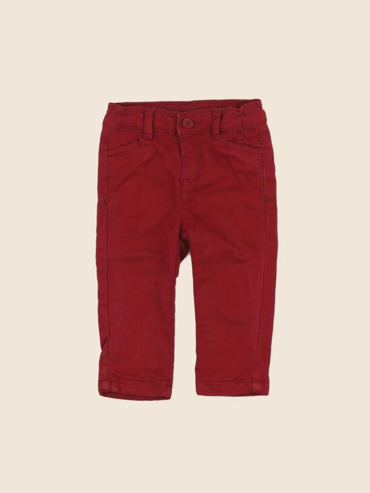 Tape à l'oeil - pantalon rouge - 6 mois