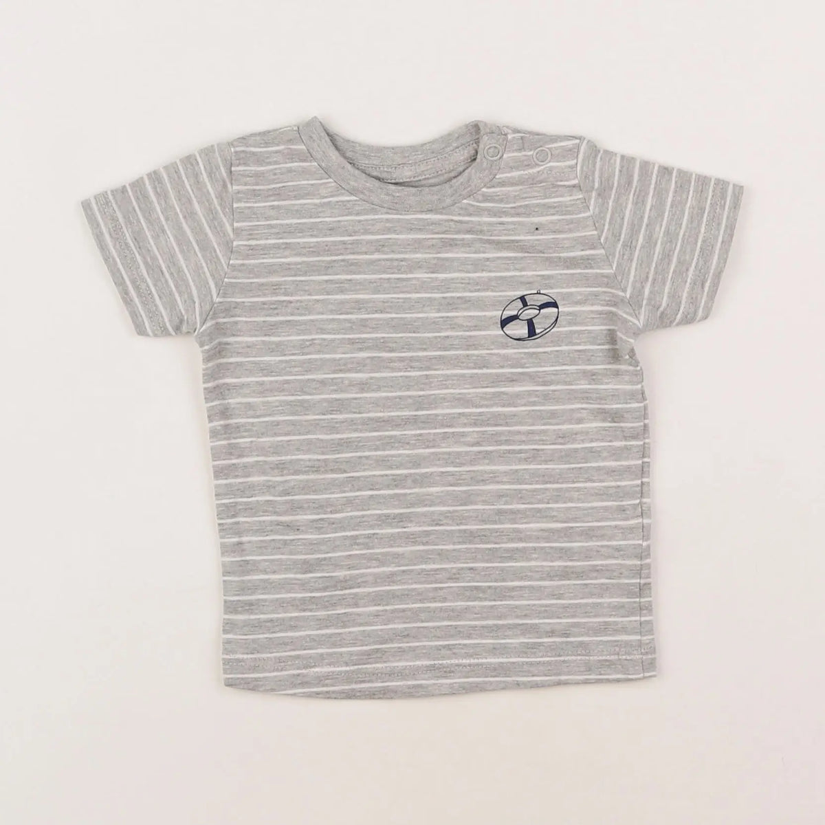 Vertbaudet - tee-shirt gris - 3 mois
