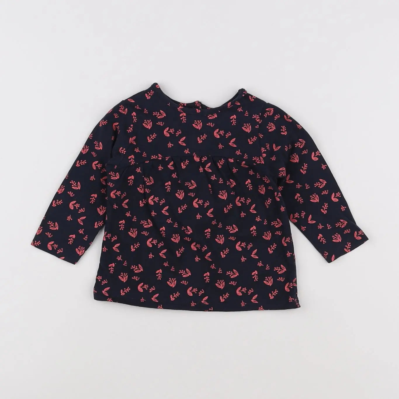 Vertbaudet - tee-shirt bleu - 6 mois