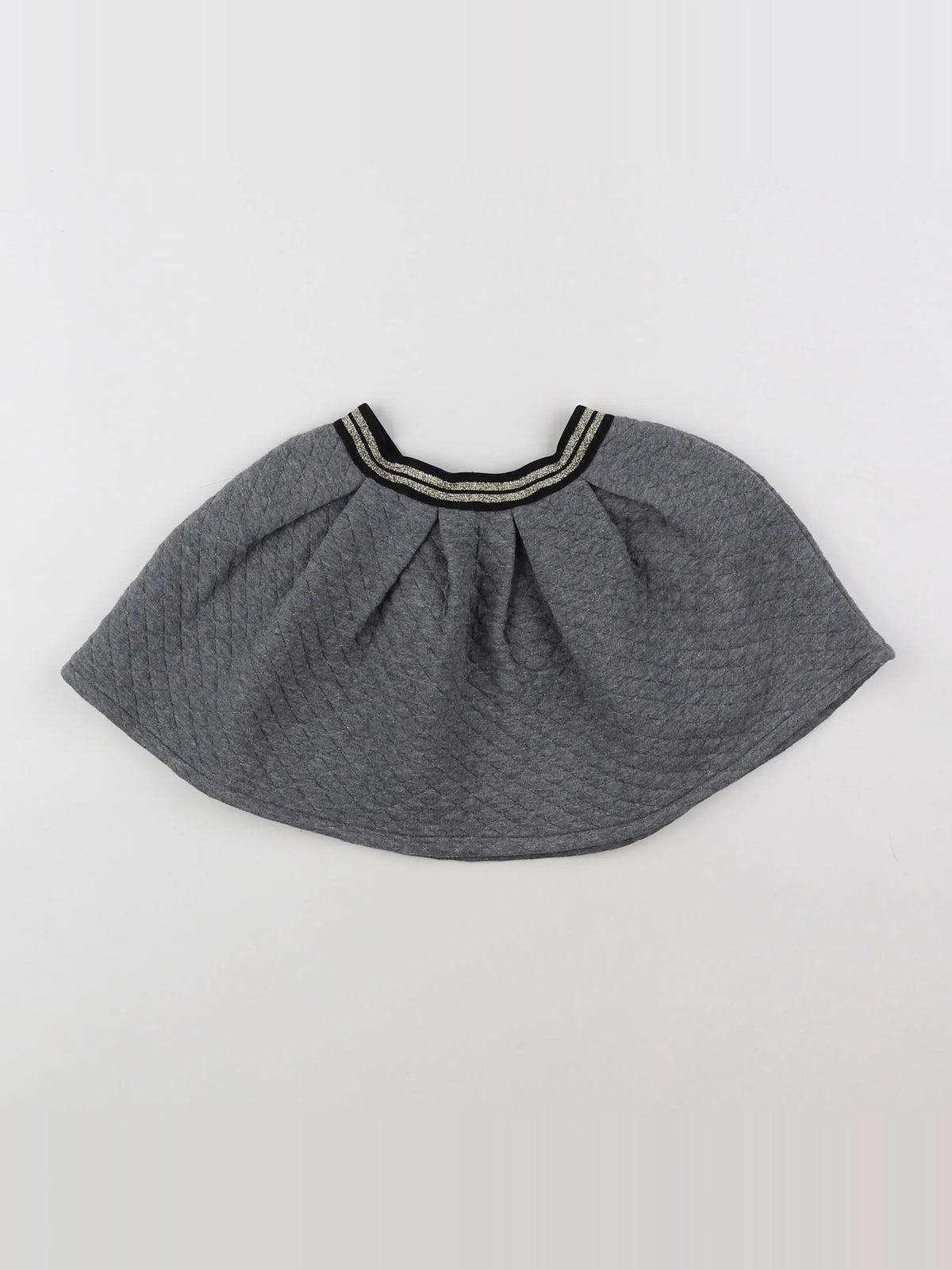 Vertbaudet - jupe gris, or - 4 ans