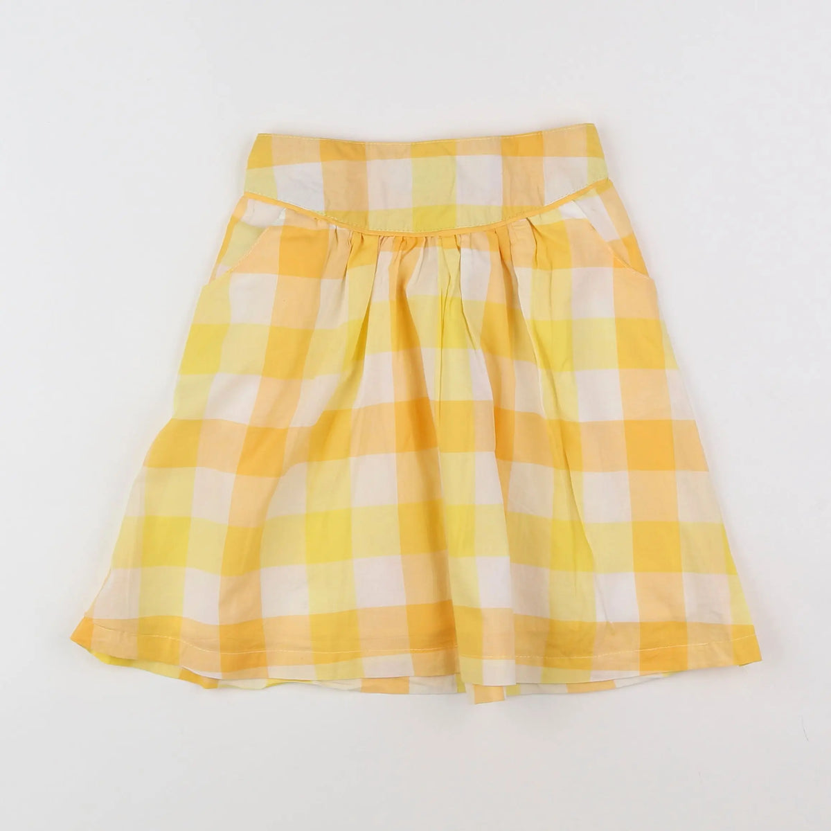 Vertbaudet - jupe blanc, jaune - 10 ans