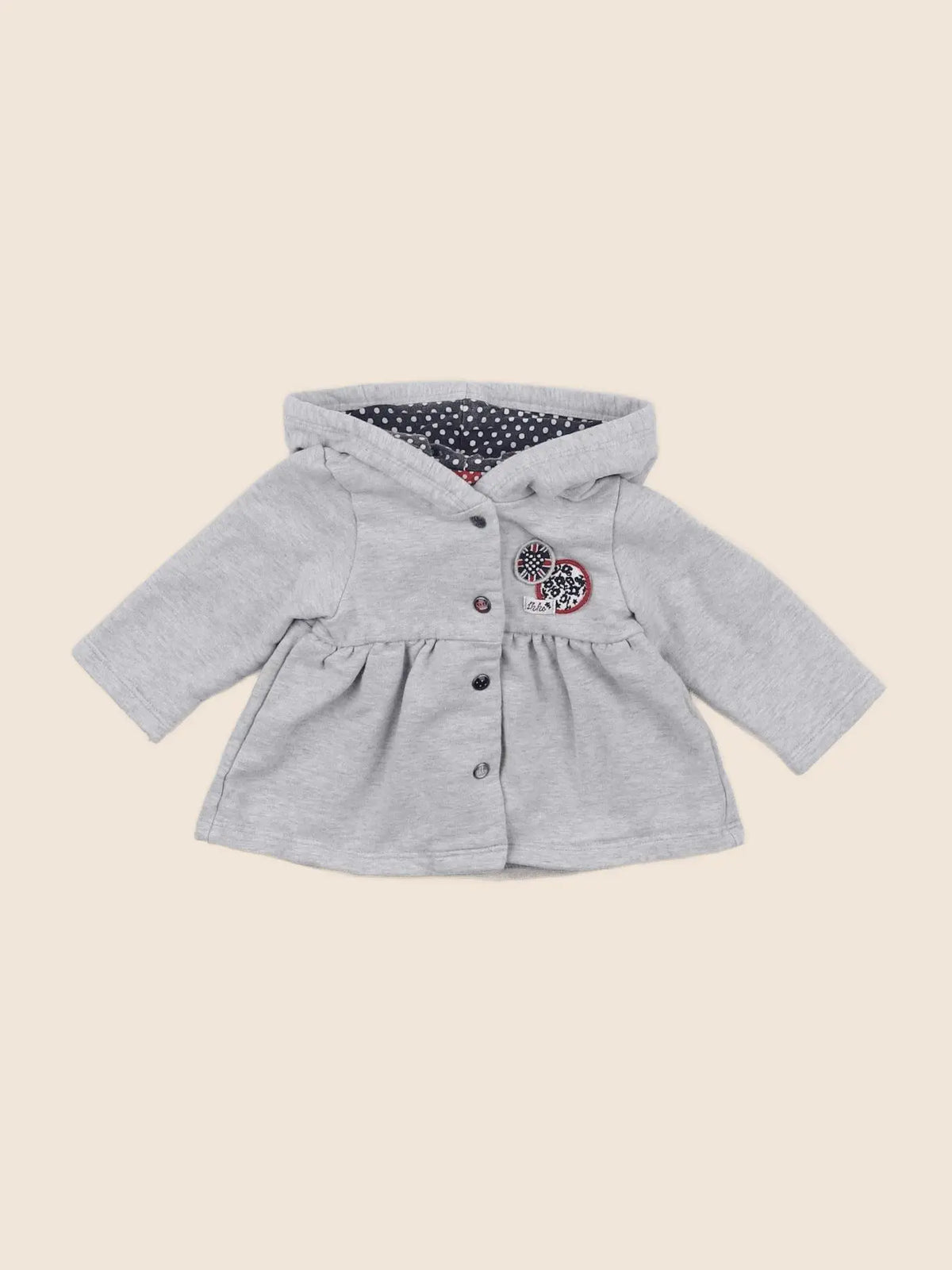 IKKS - sweat gris - 3 mois