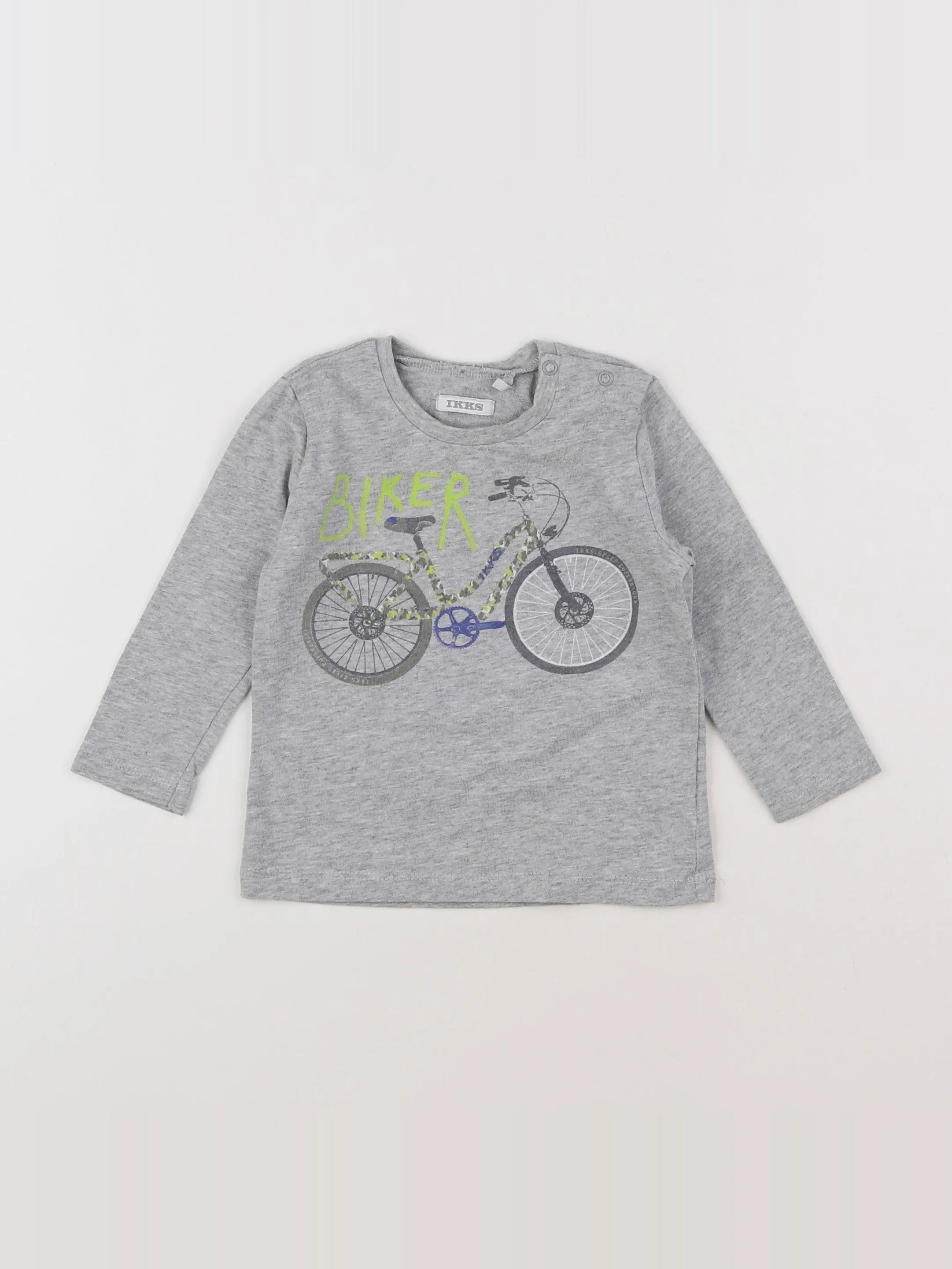IKKS - tee-shirt gris - 12 mois