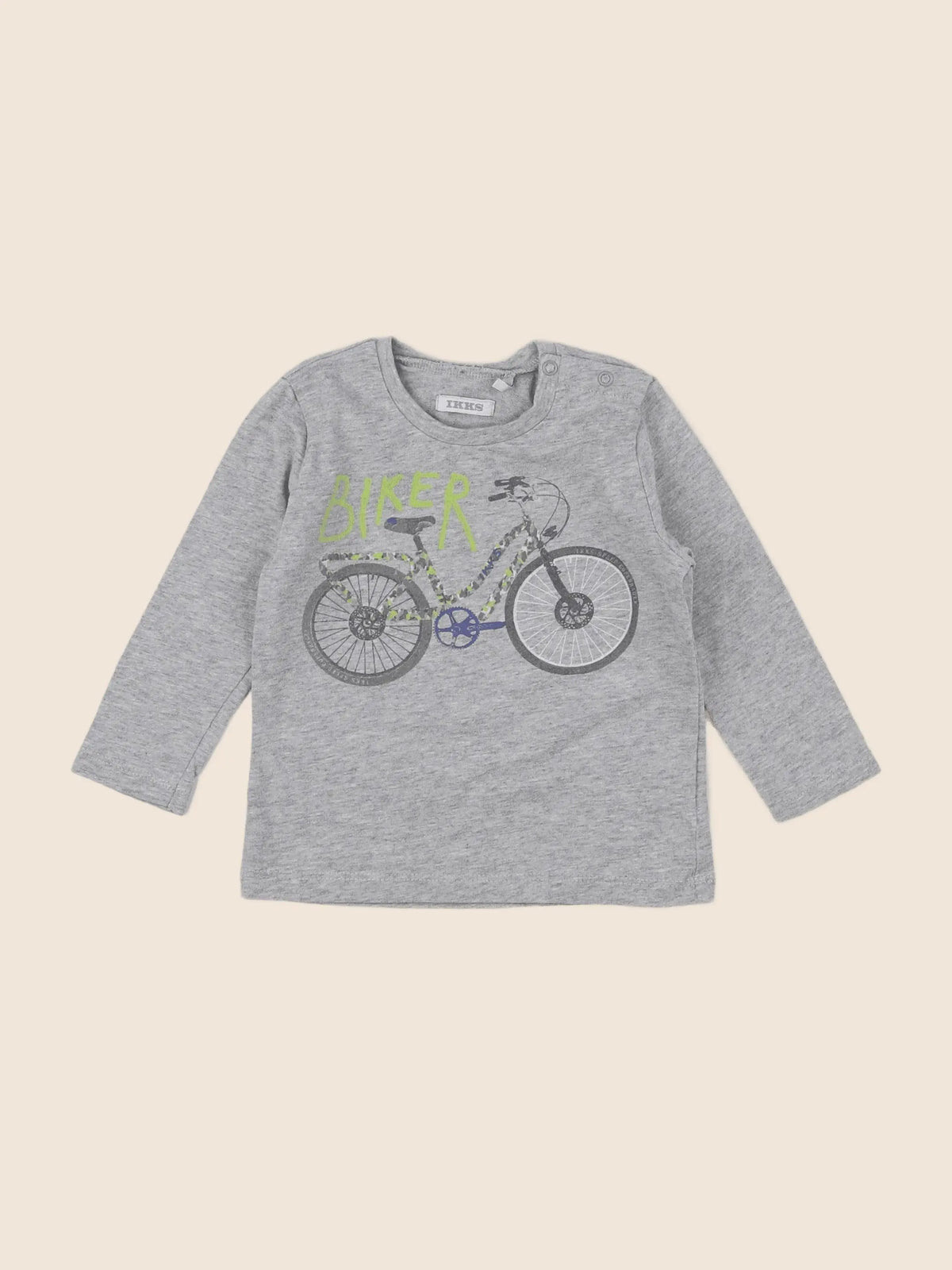 IKKS - tee-shirt gris - 12 mois