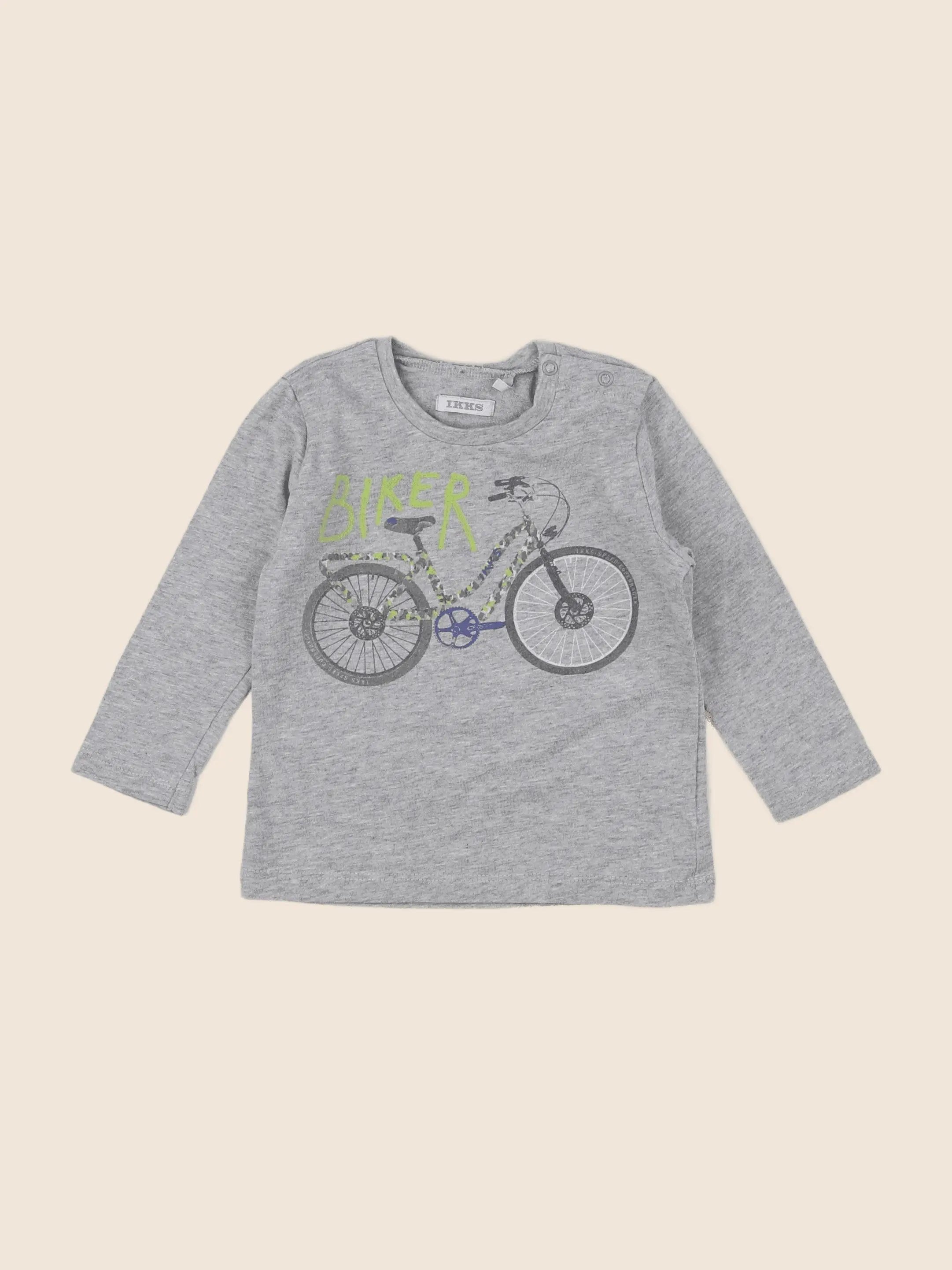 IKKS - tee-shirt gris - 12 mois