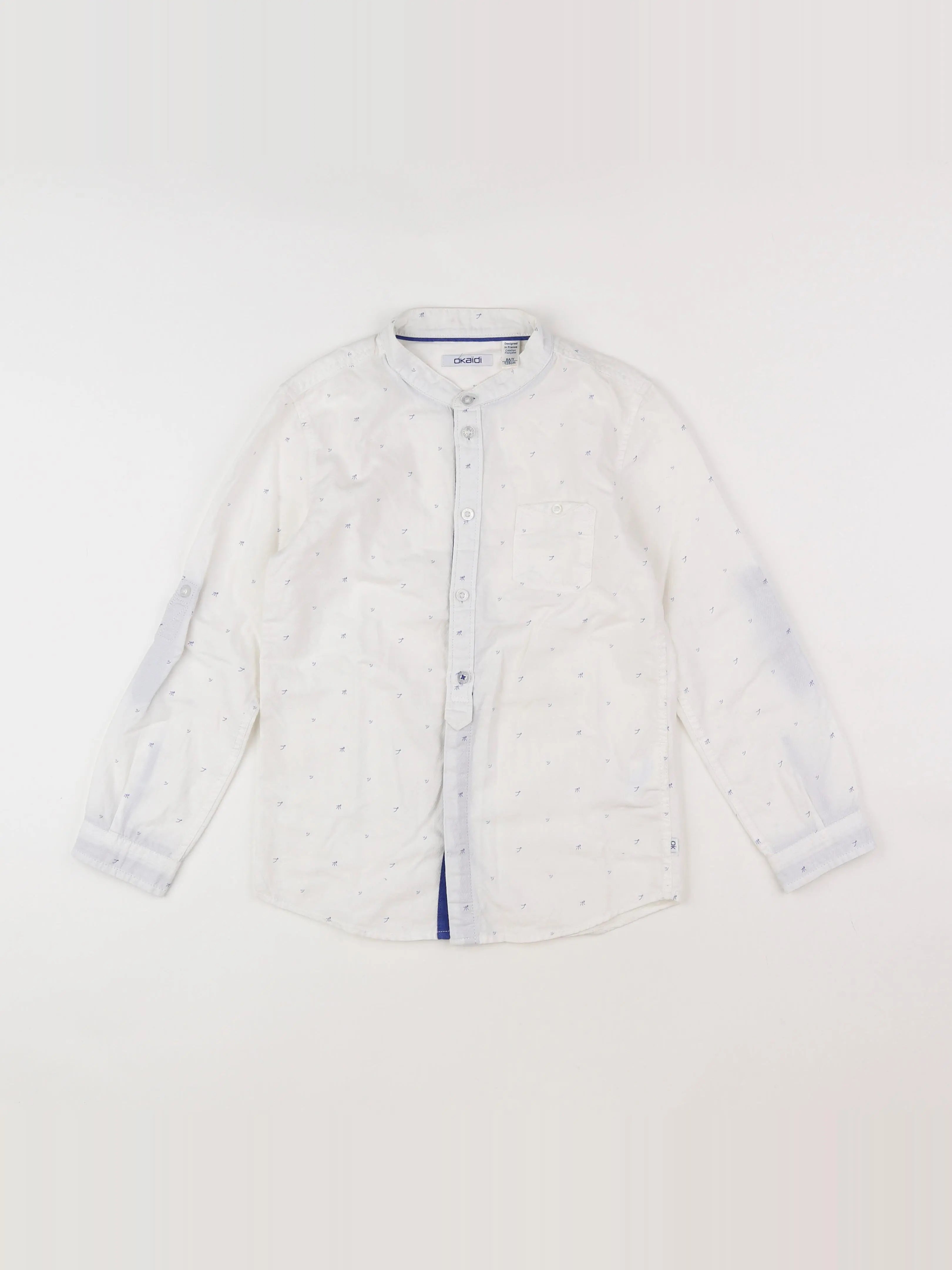 Okaidi - chemise blanc - 8 ans
