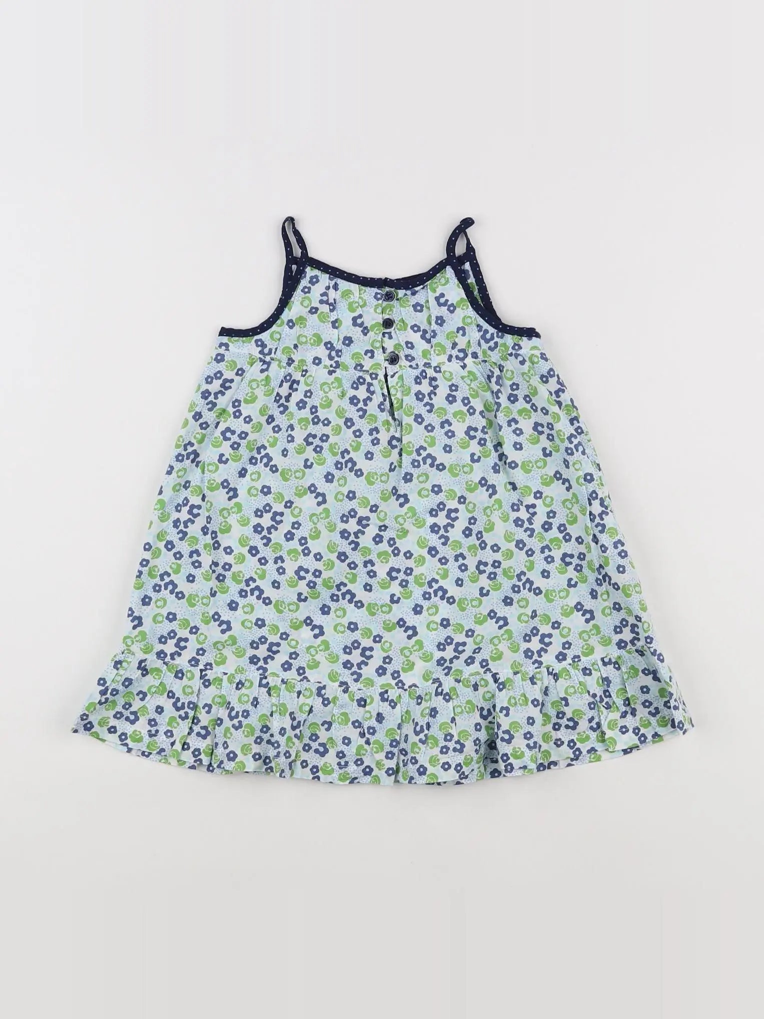 Zara - robe bleu - 12/18 mois